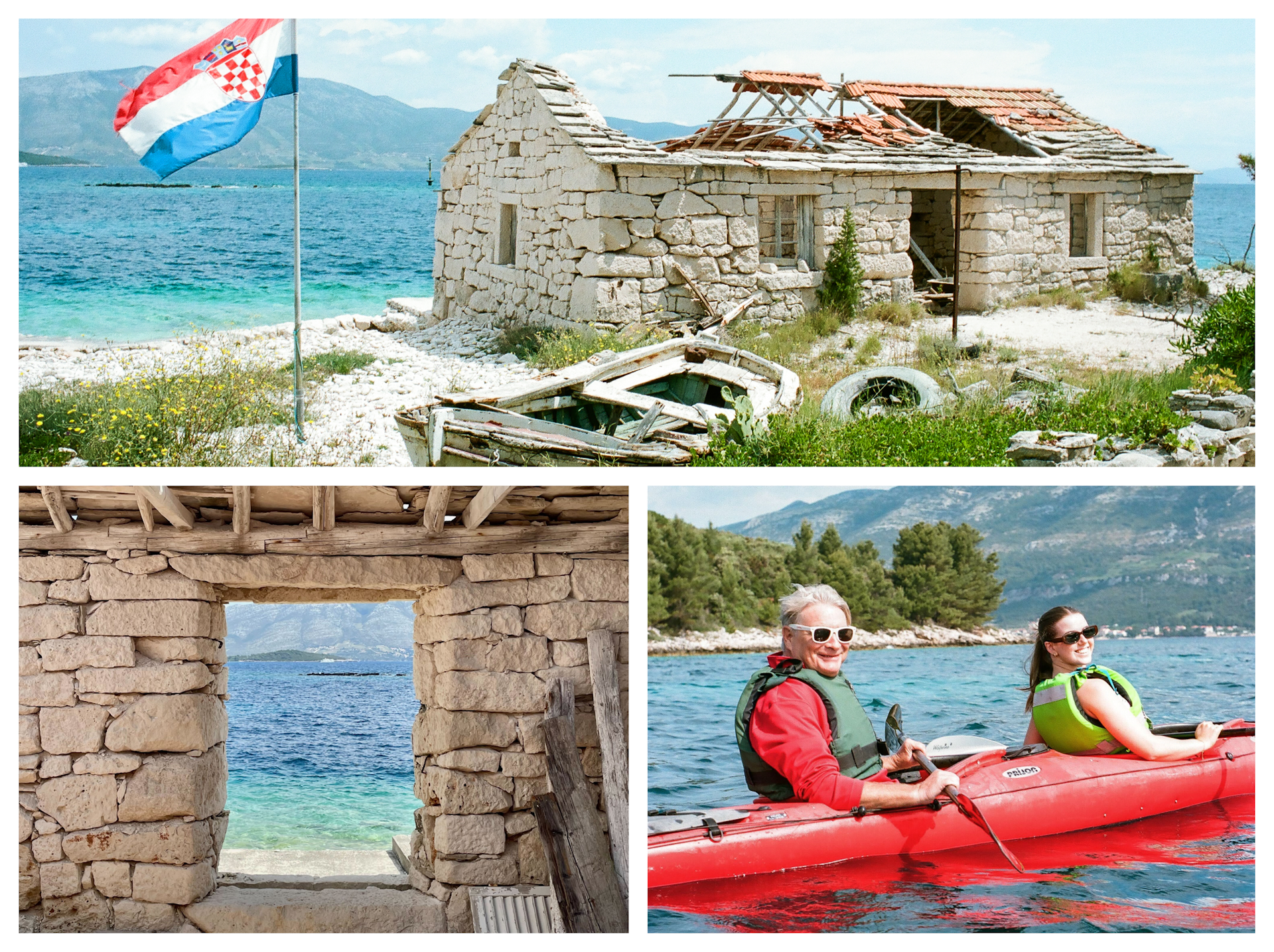 Kayaking and exploring Vrnik Island