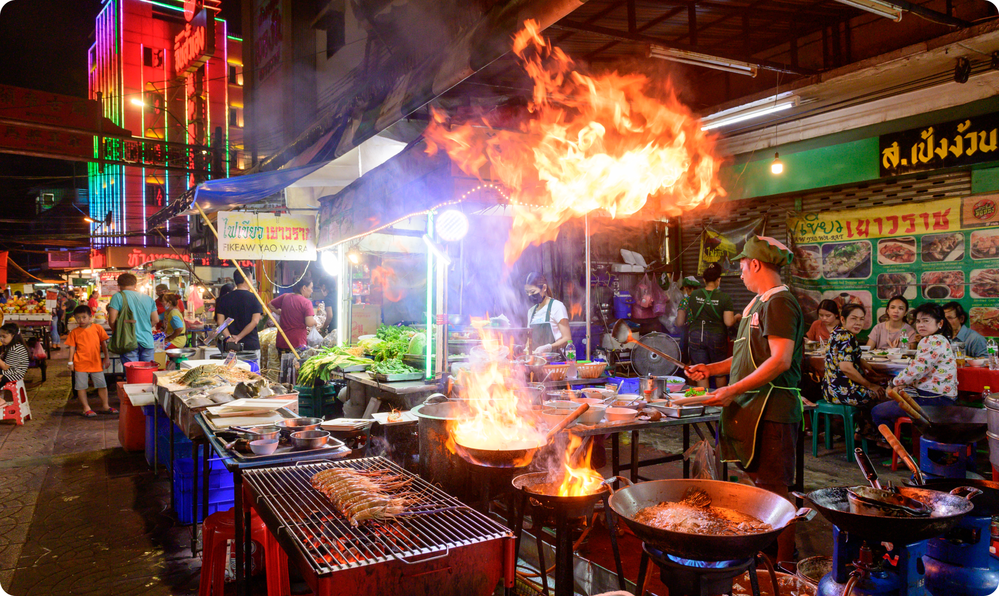 Street food vendors