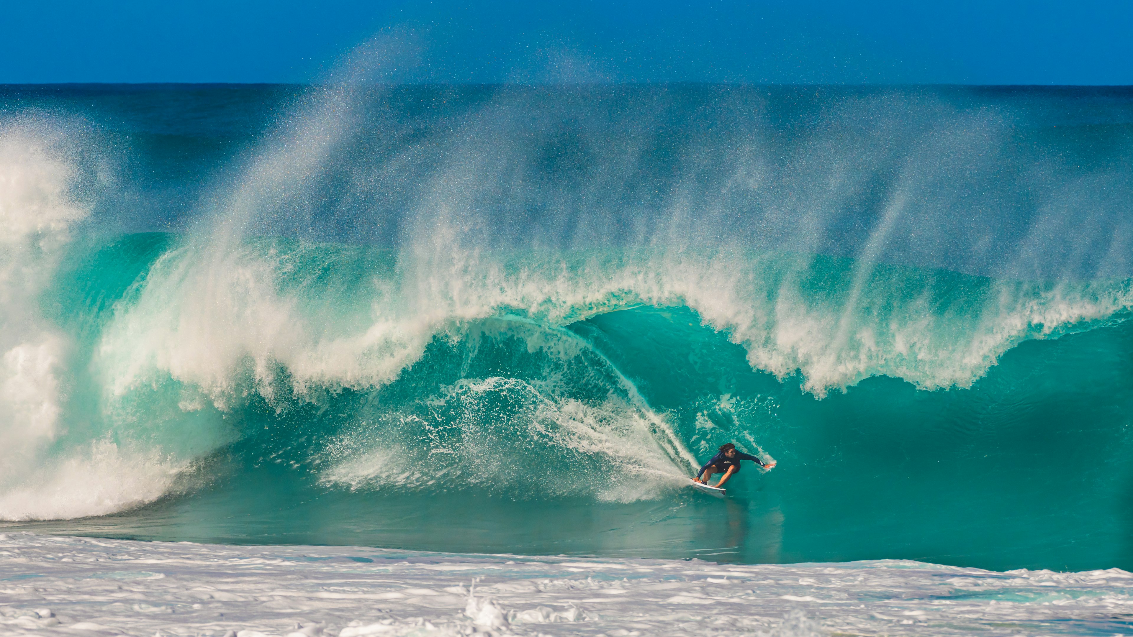 The legendary Banzai Pipeline is located off Ehukai Beach Park on the North Shore Oahu