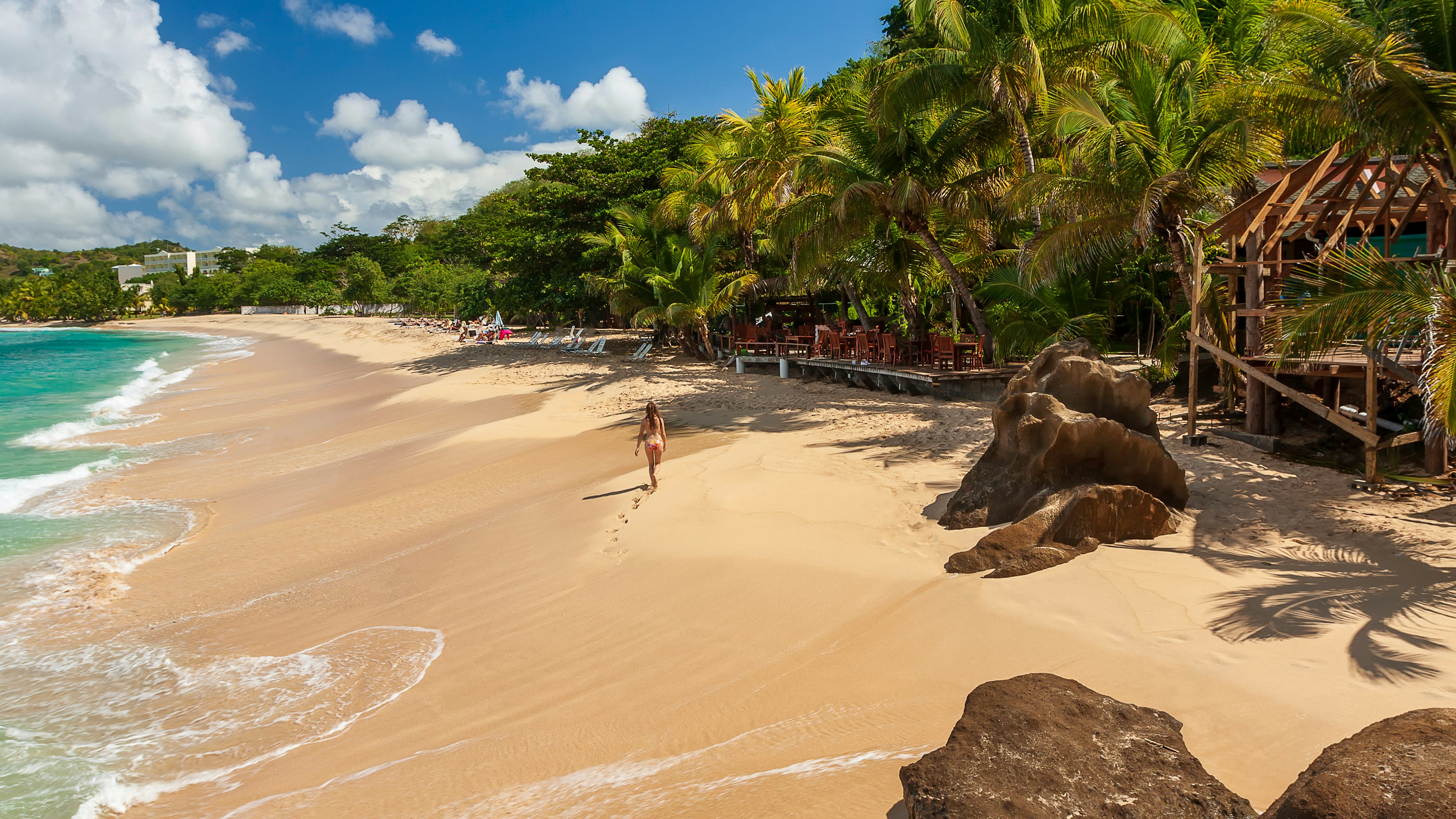 Beautiful View Of Grand Anse In Grenada