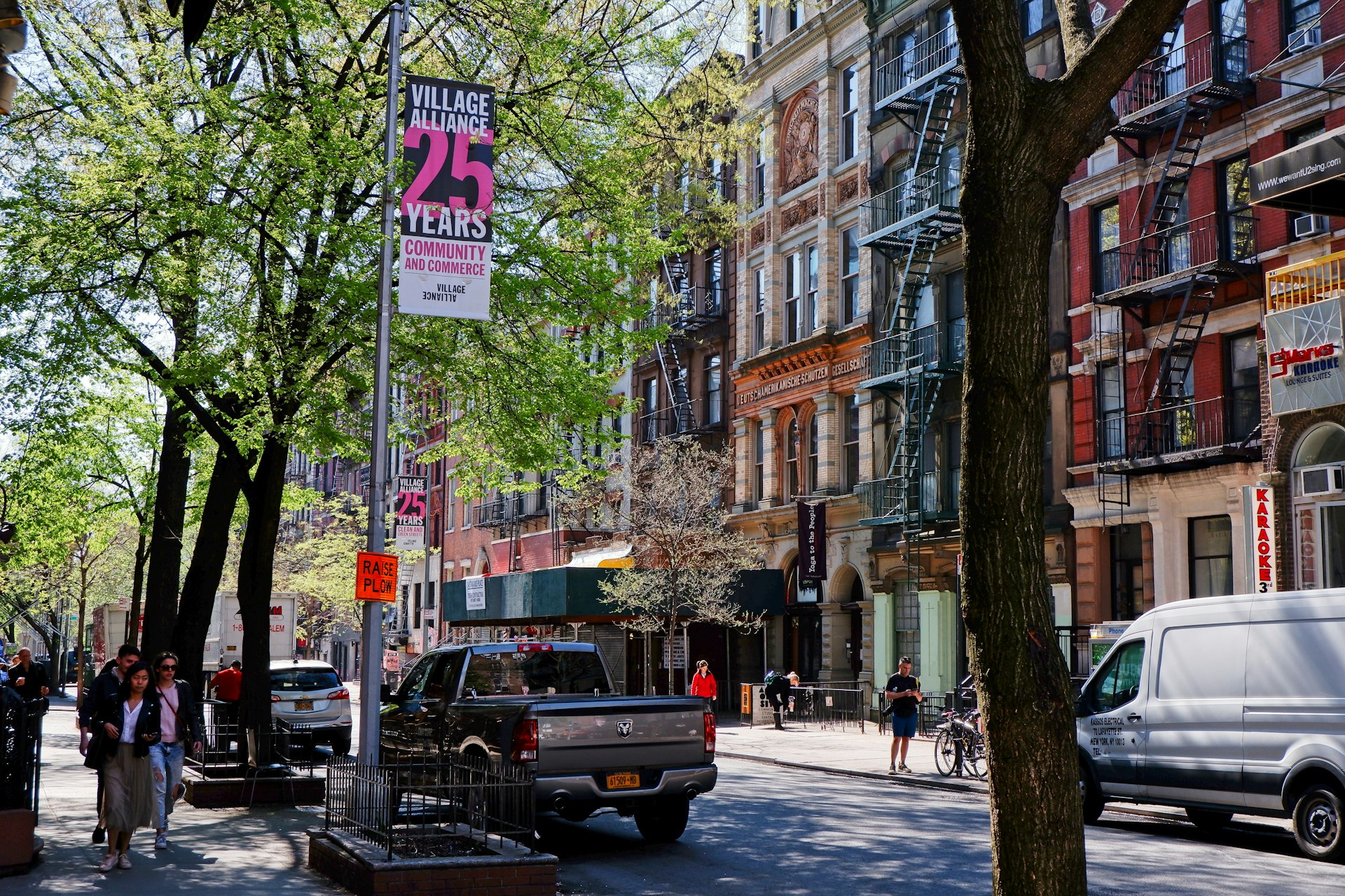 St Marks Place, the main street in the famous East Village of New York City
