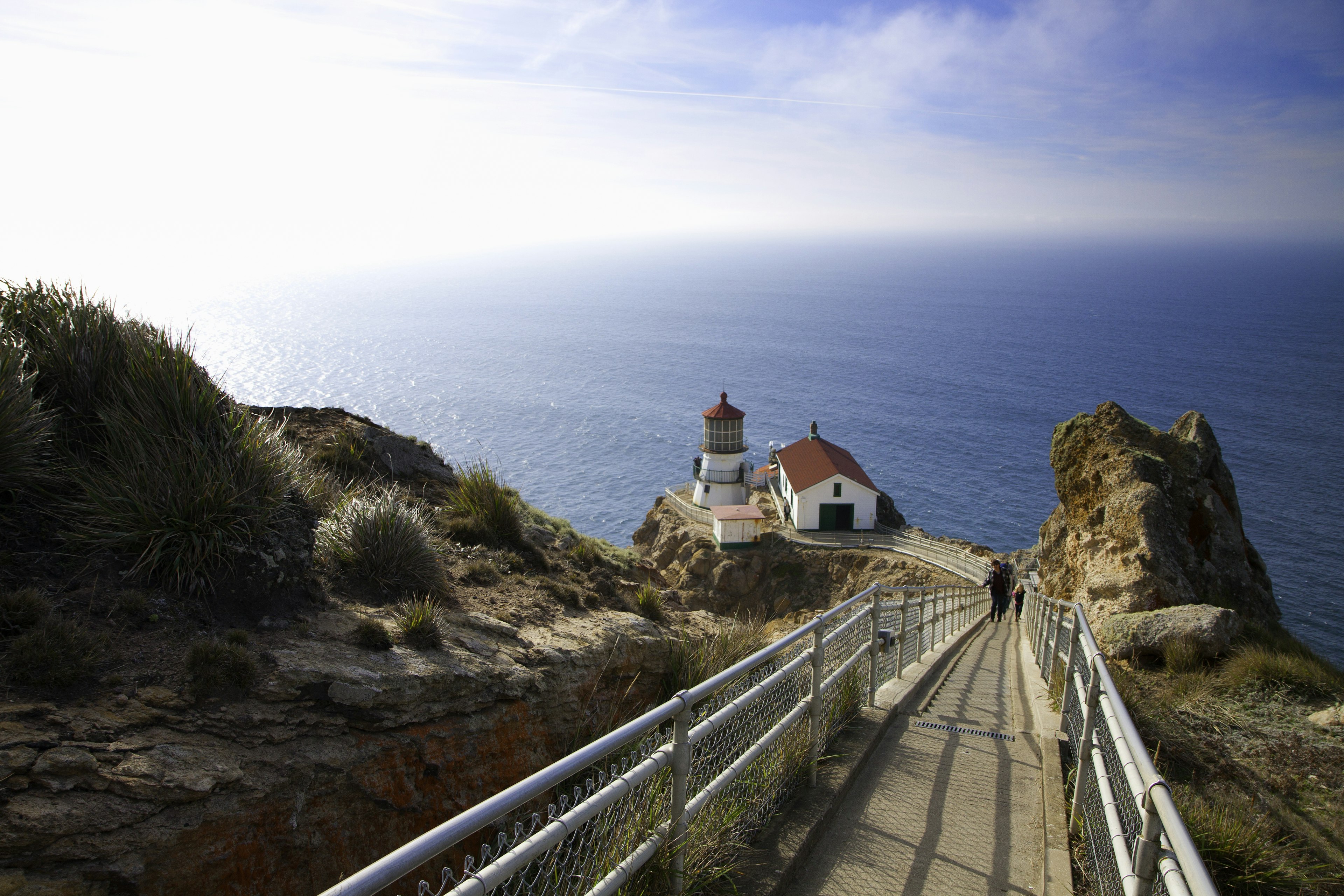 500px Photo ID: 55225884 - A fogless view of the Point Reyes Lighthouse. Shortly after this shot was taken the fog rolled in.