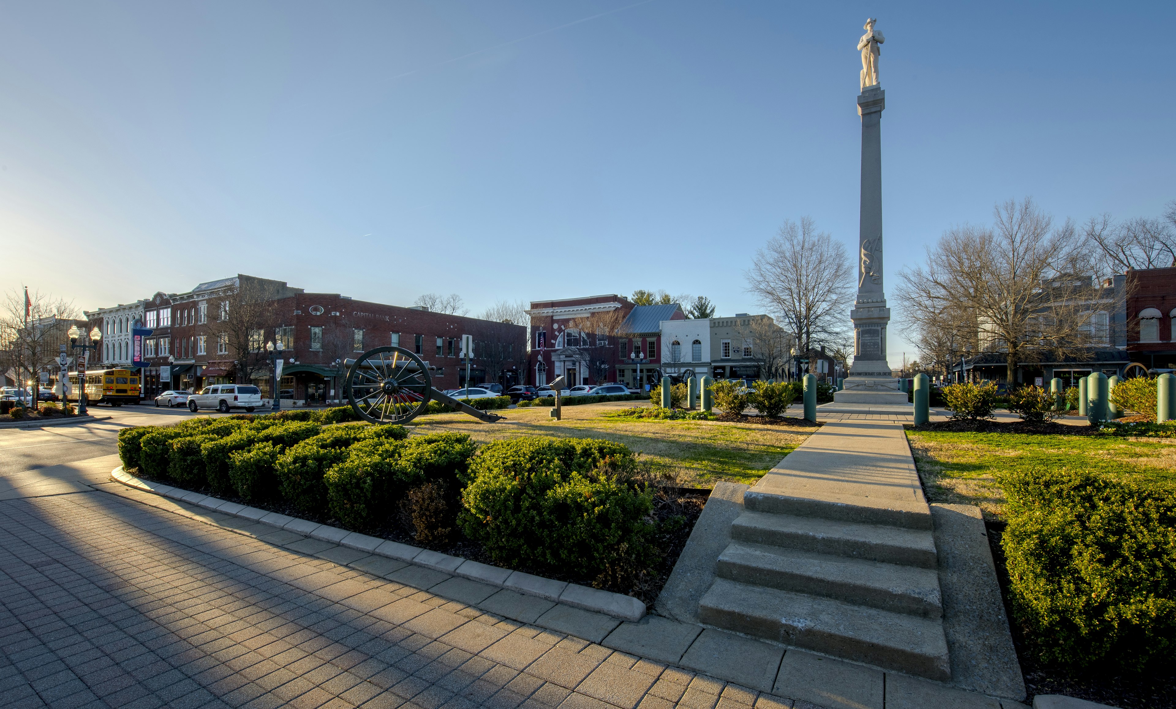 Franklin Square, one of several important historic sites in Tennessee