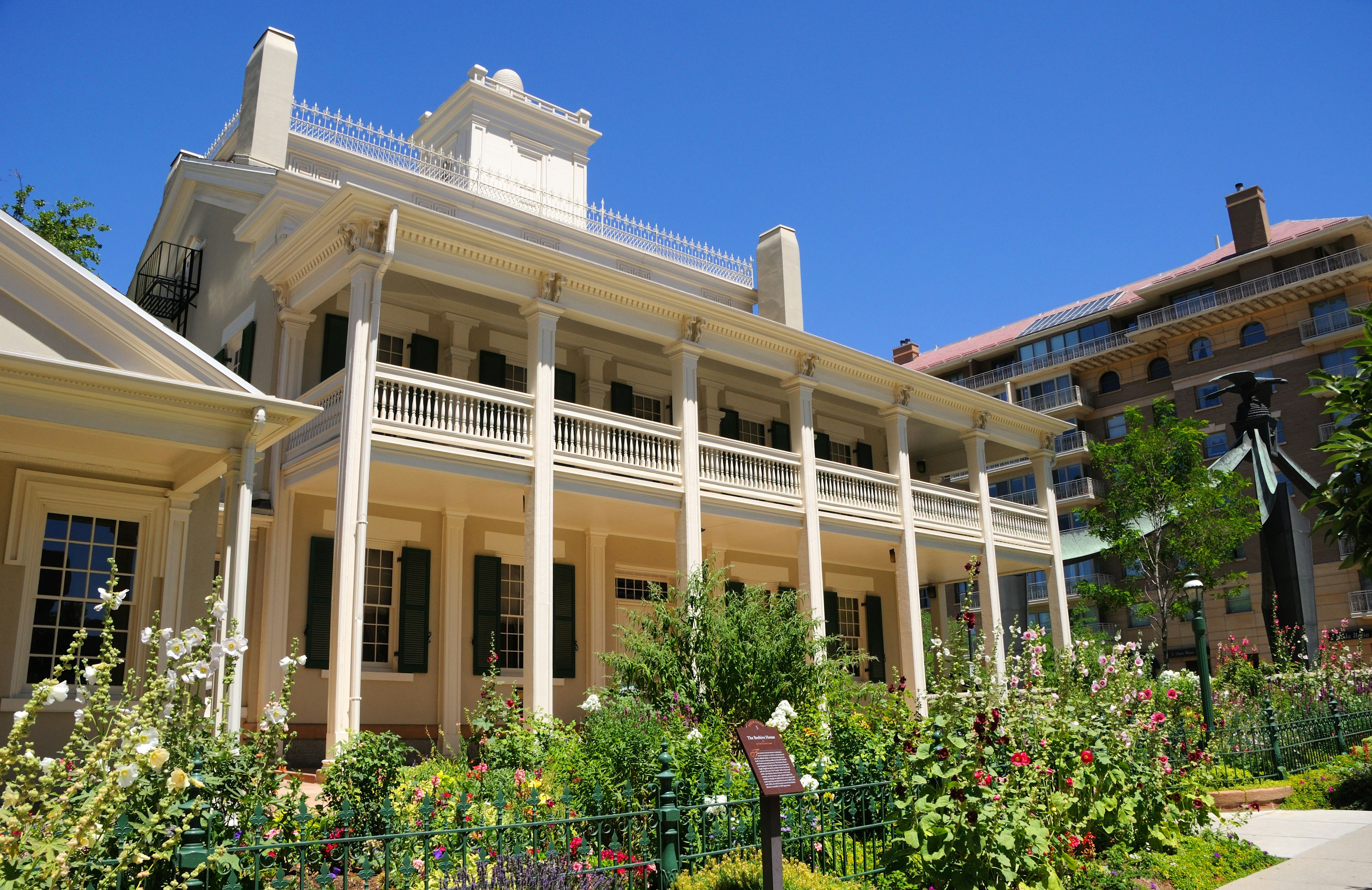 Beehive House, a Mormon Historic Residence in Salt Lake City