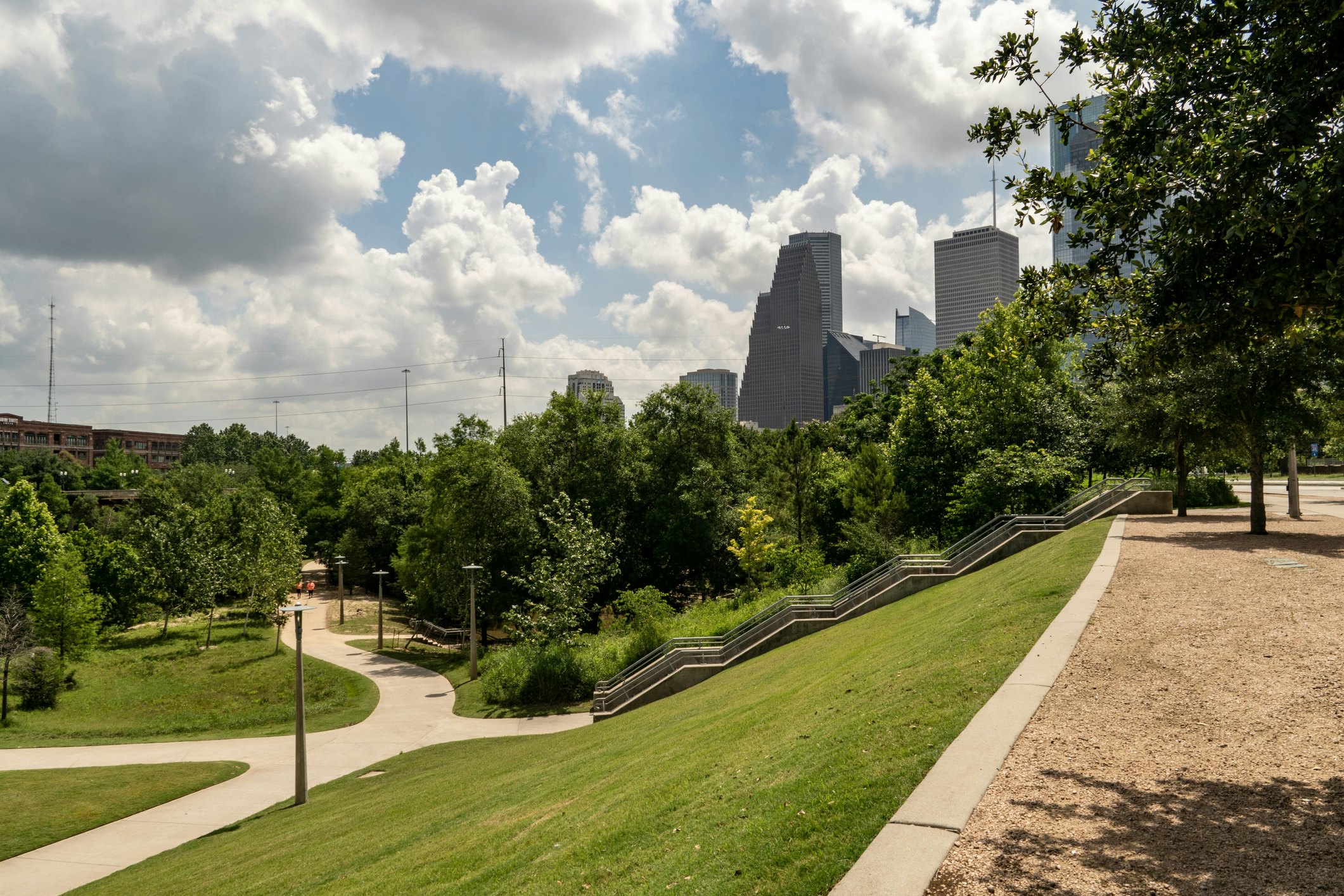 Downtown Houston Skyline - Eleanor Tinsley & Buffalo Bayou Parks