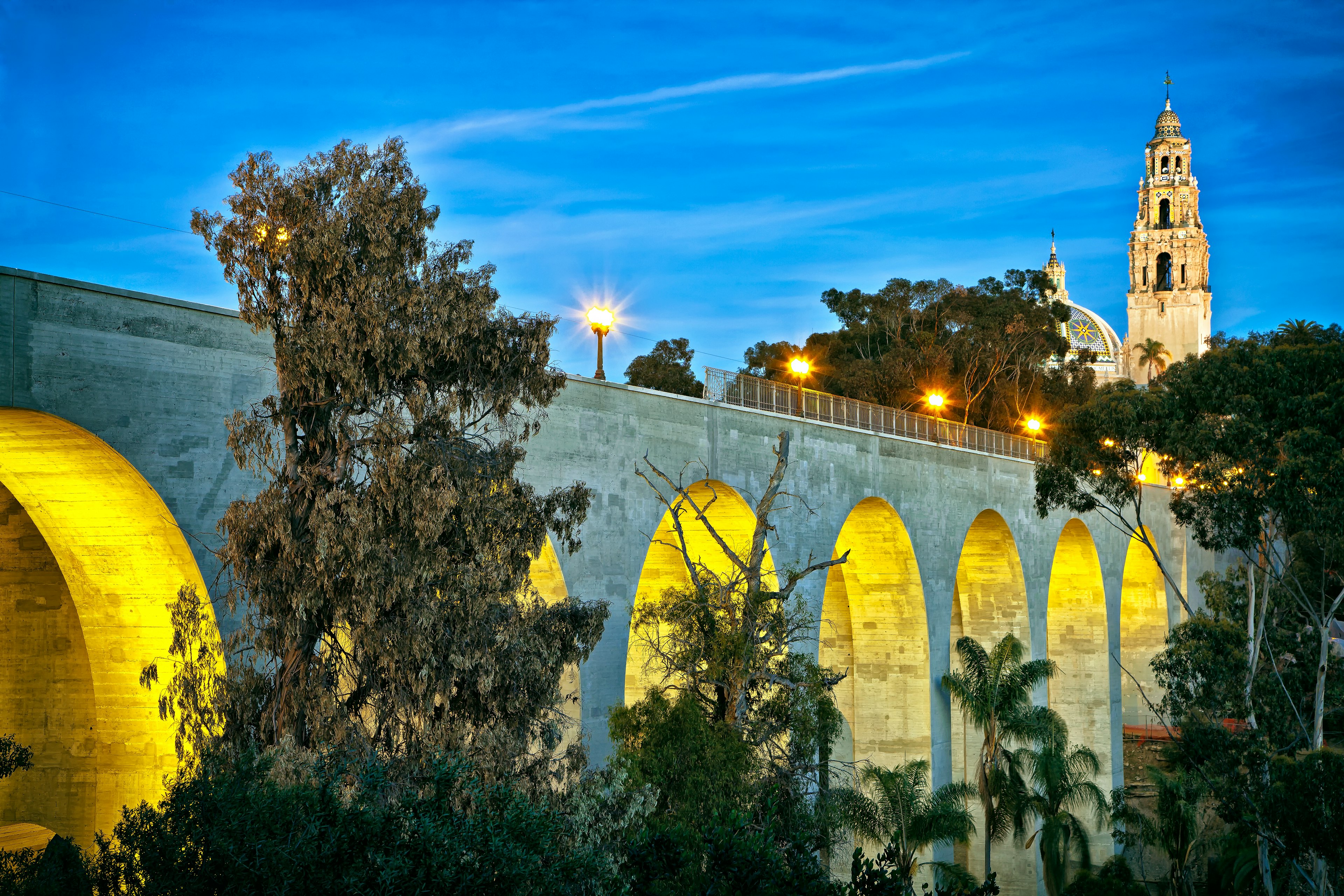 Cabrillo Bridge, Balboa Park, San Diego, CA