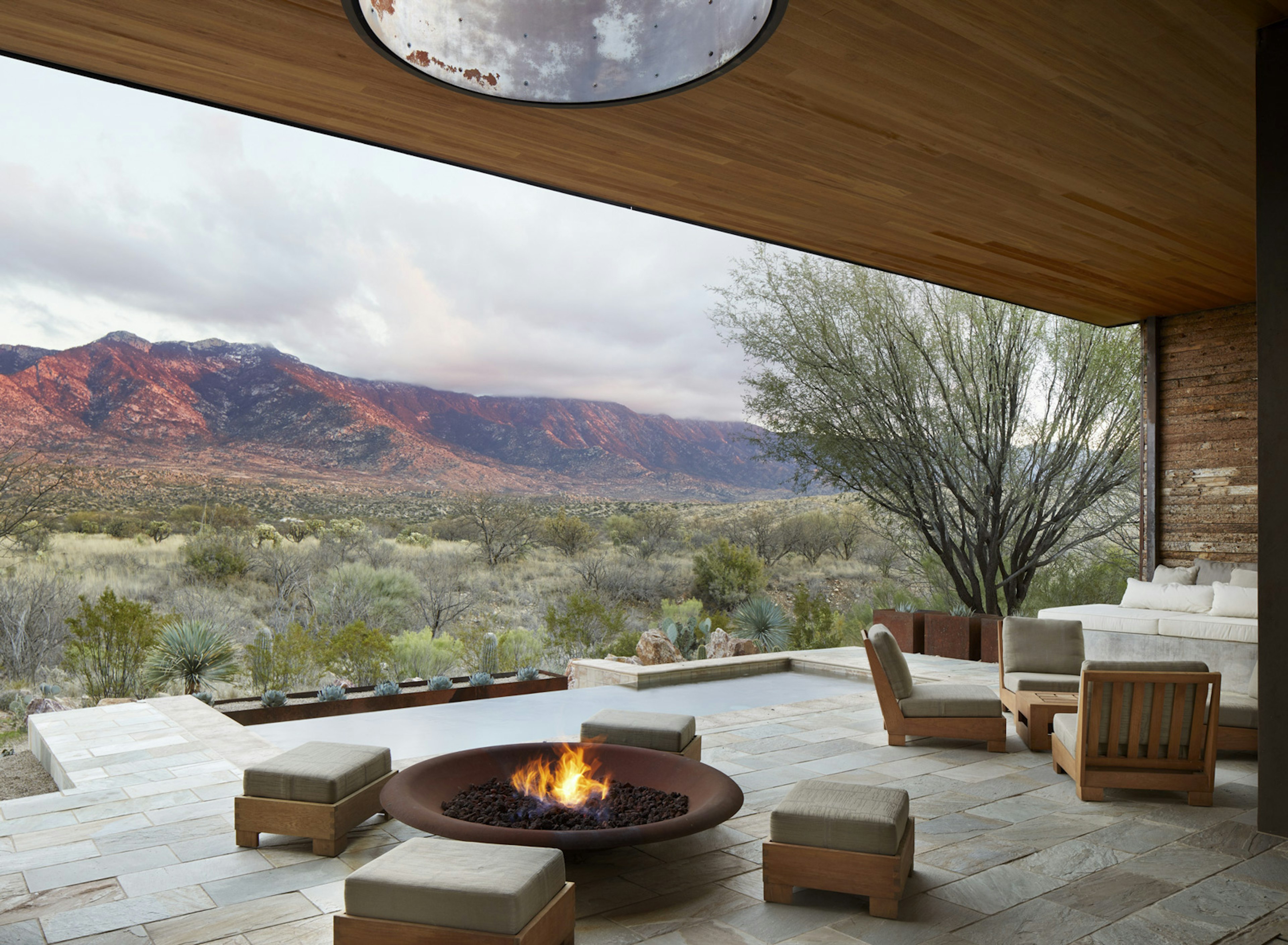 Gratitude retreat patio at Miraval Arizona