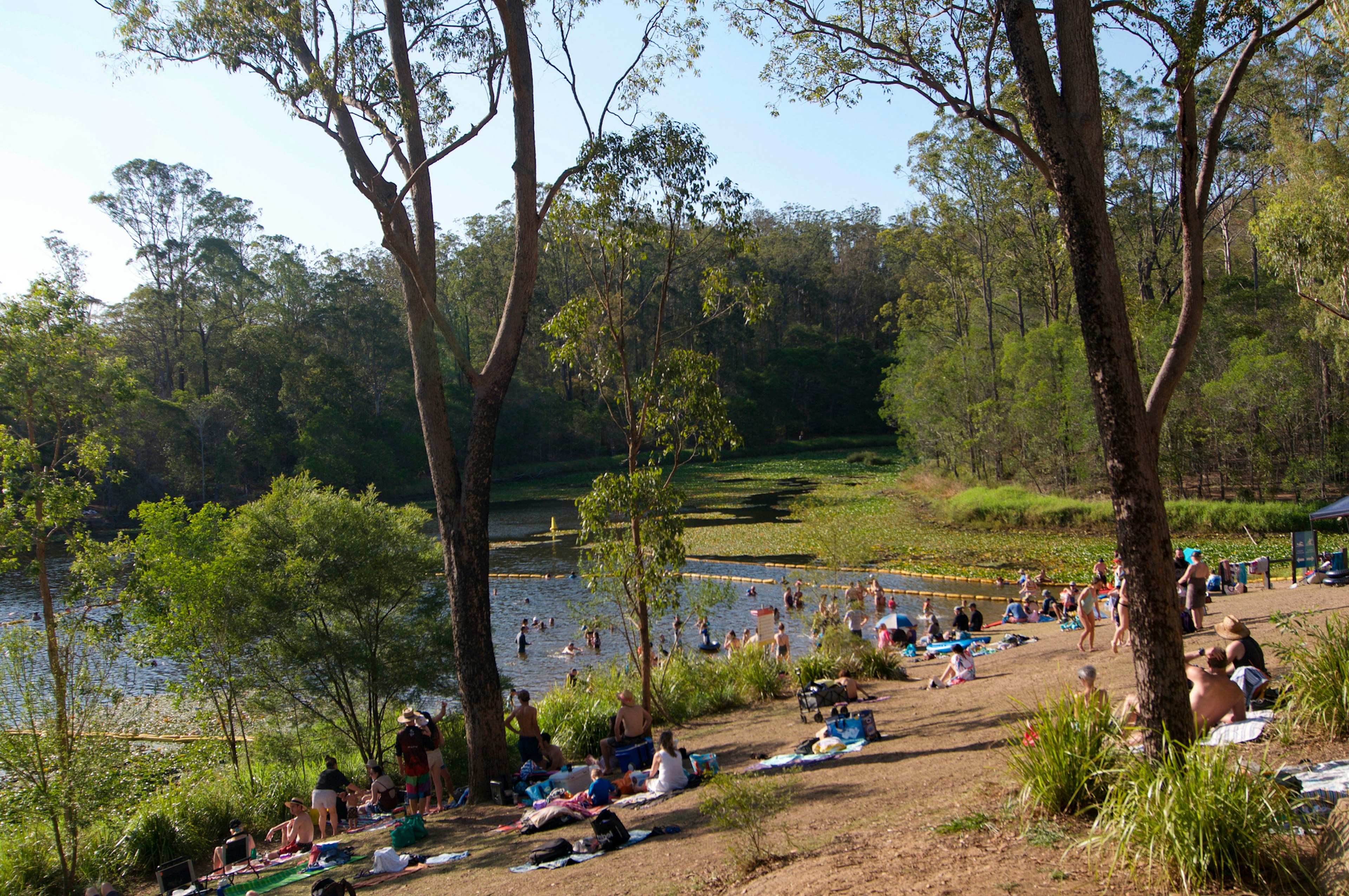 Enoggera Dam water reservoir in Brisbane