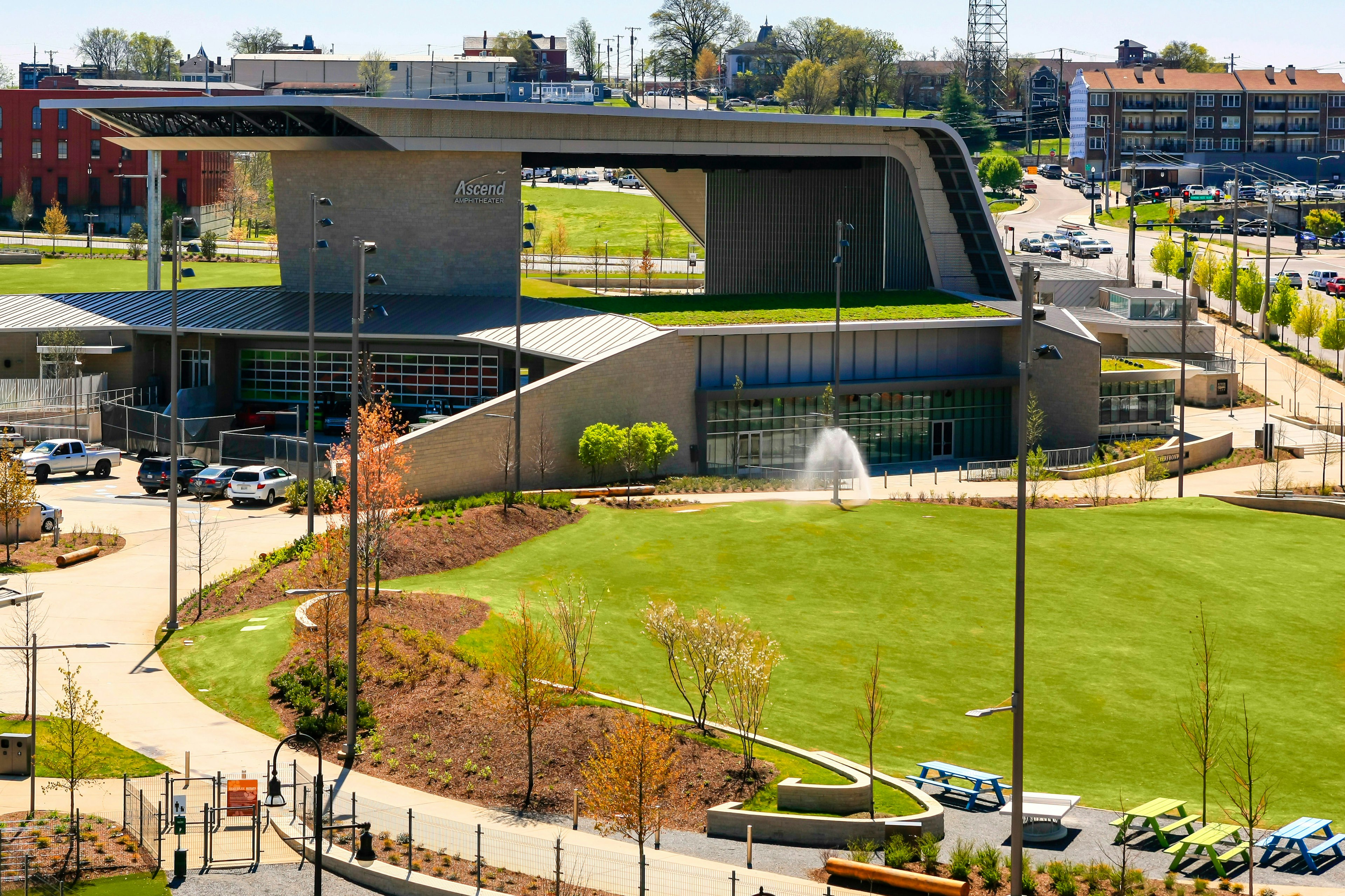 The new Ascend Amphitheater on the west side of Nashville, Tennessee