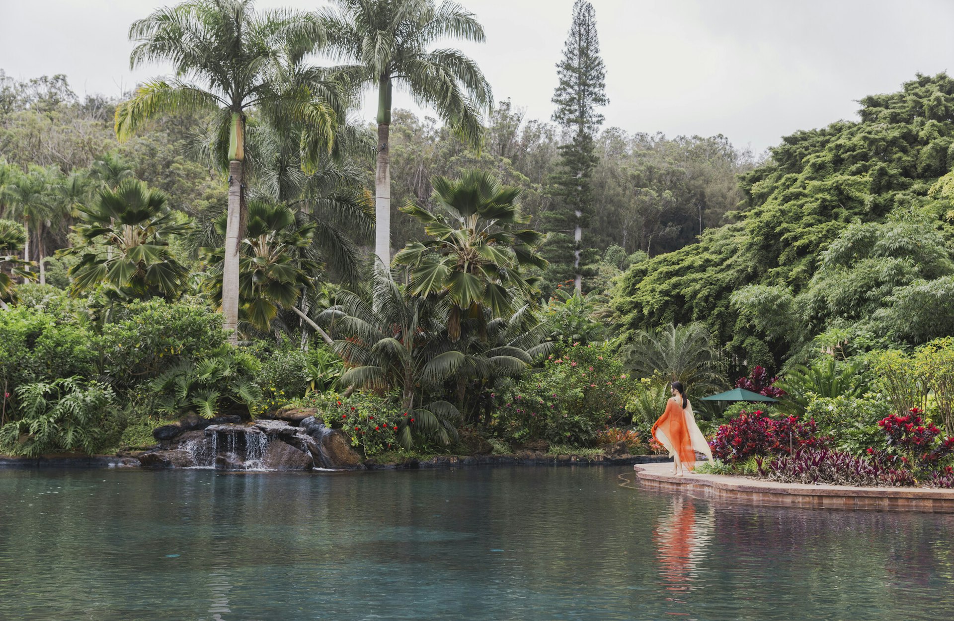 The pool at Sensei at Four Seasons Resorts Lanai, Hawaii