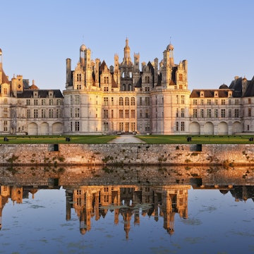 The stunning exterior of Chateau de Chambord in France