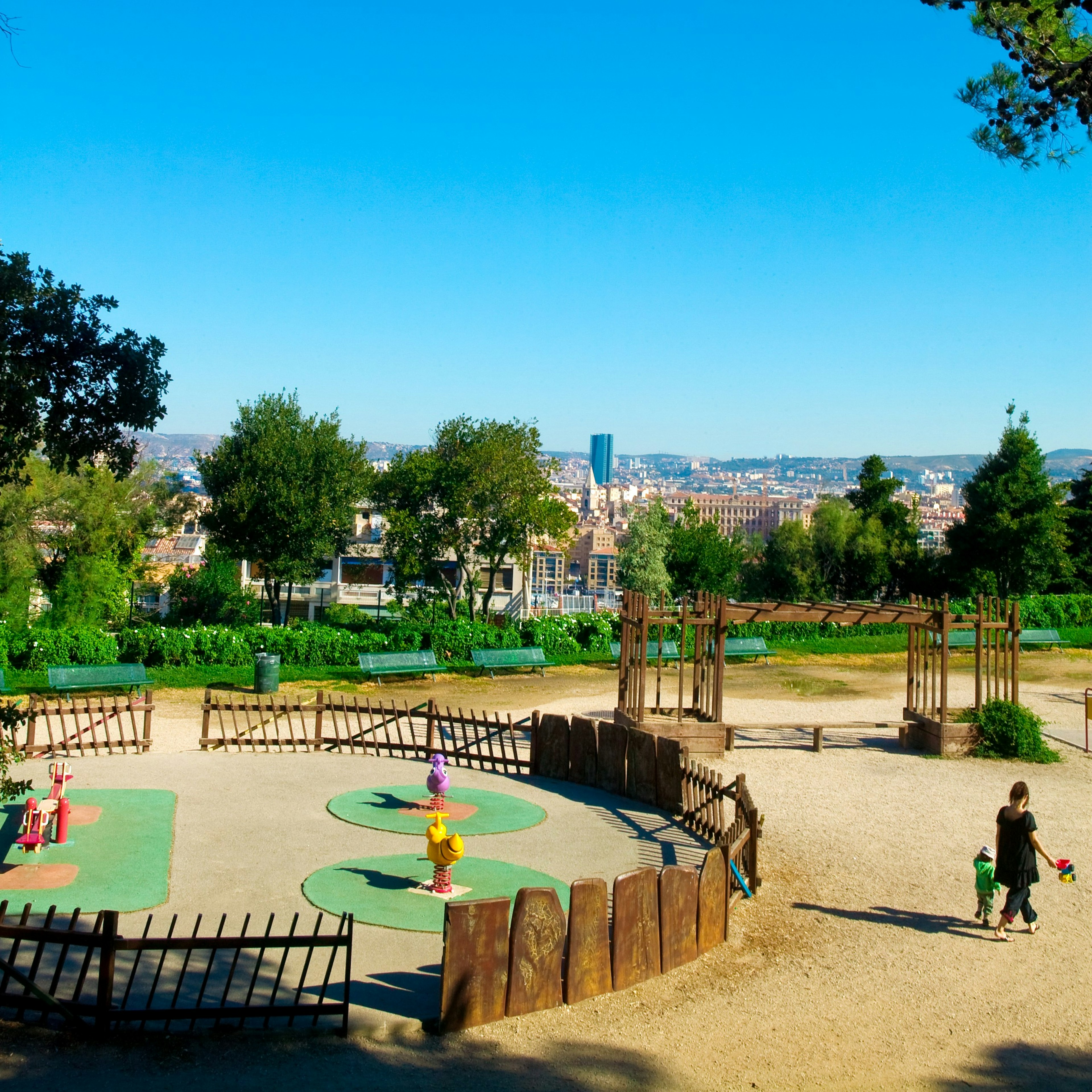 Designed by Varre in the 19th century, the Jardin de la Colline Puget is the oldest public garden in Marseille, Bouches-du-Rhône, France, Europe.