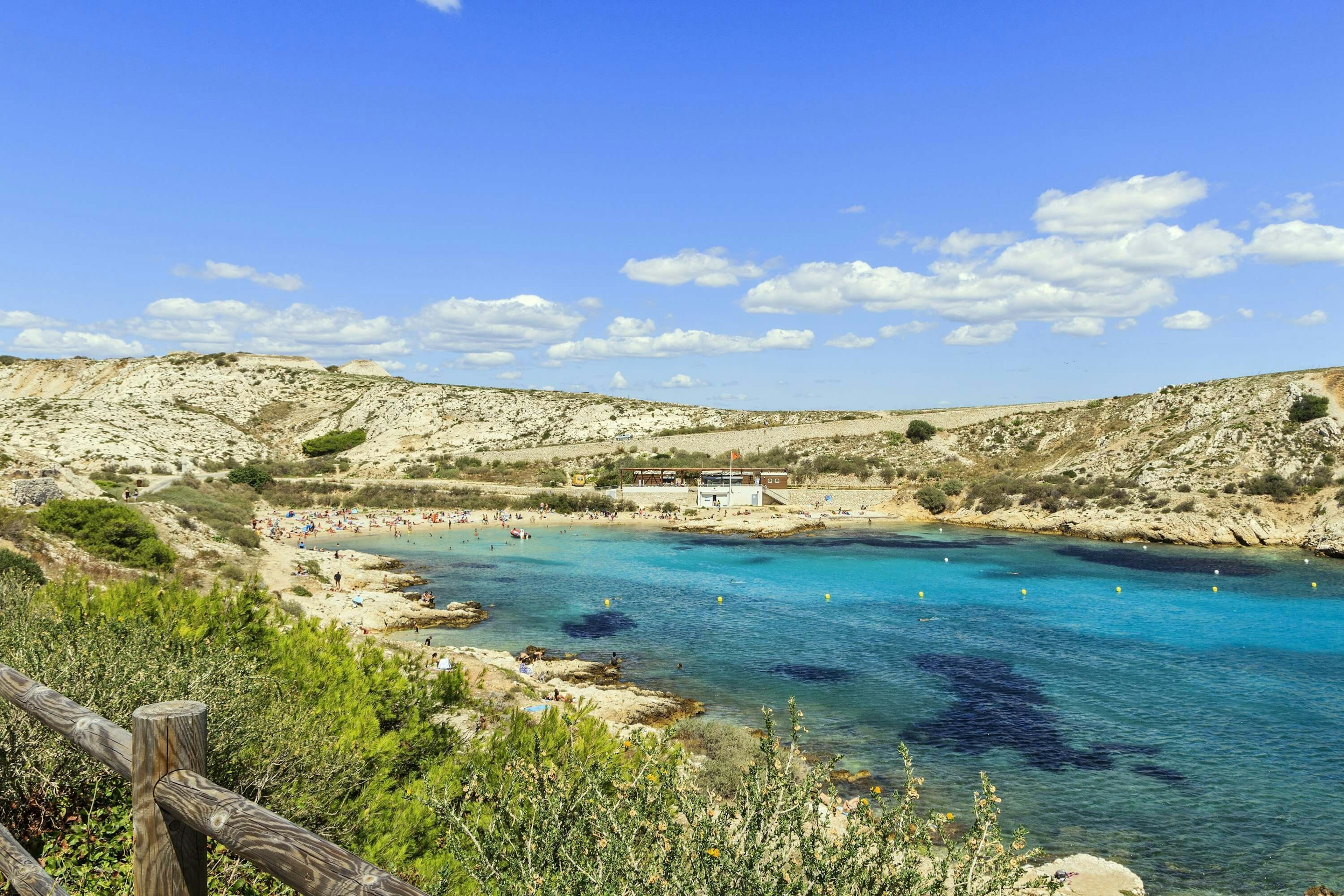 St. Esteve Beach in Frioul Archipelago, Marseille