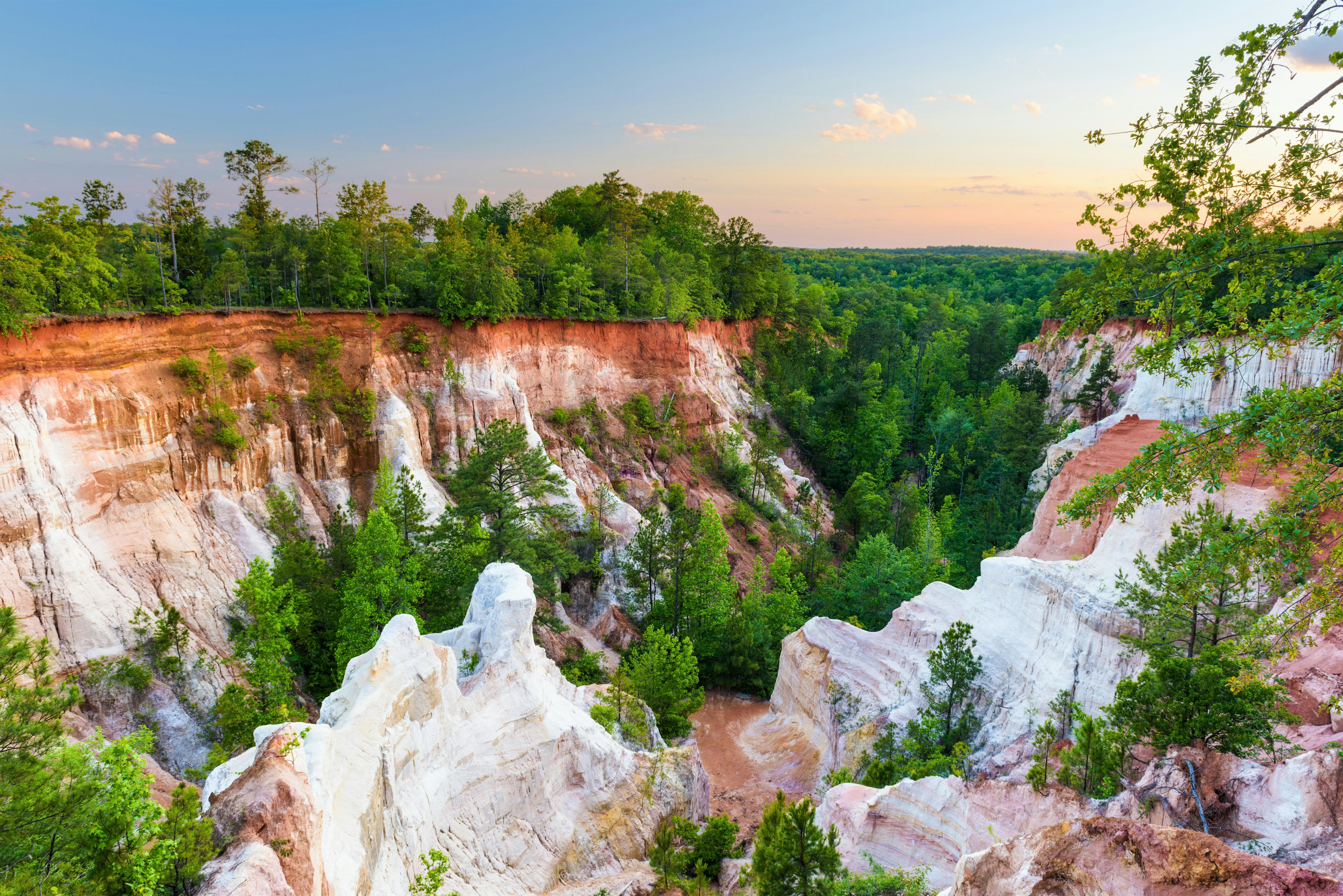 Providence Canyon in Southwest Georgia, USA.