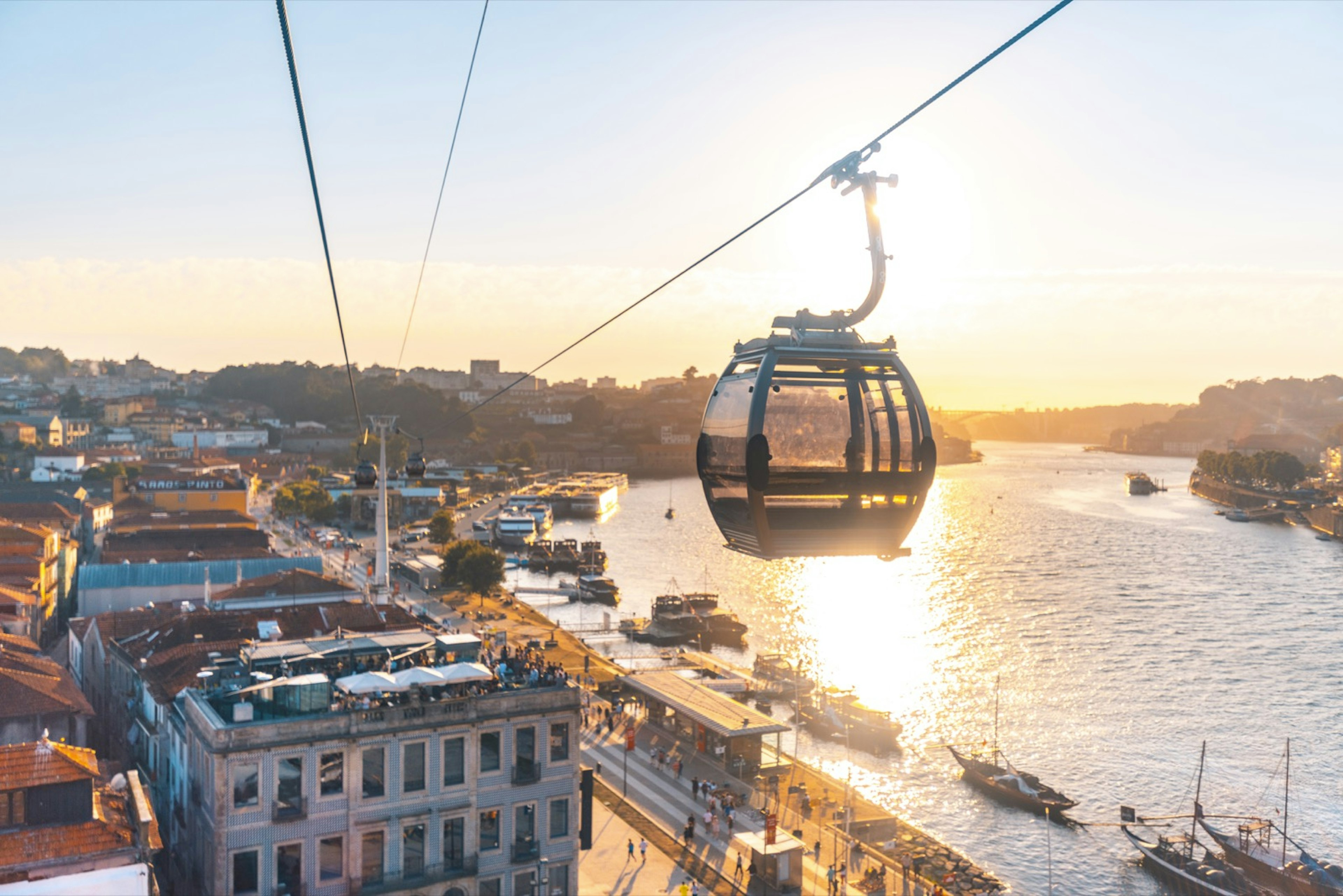 Gaia cable car in Porto, Portugal