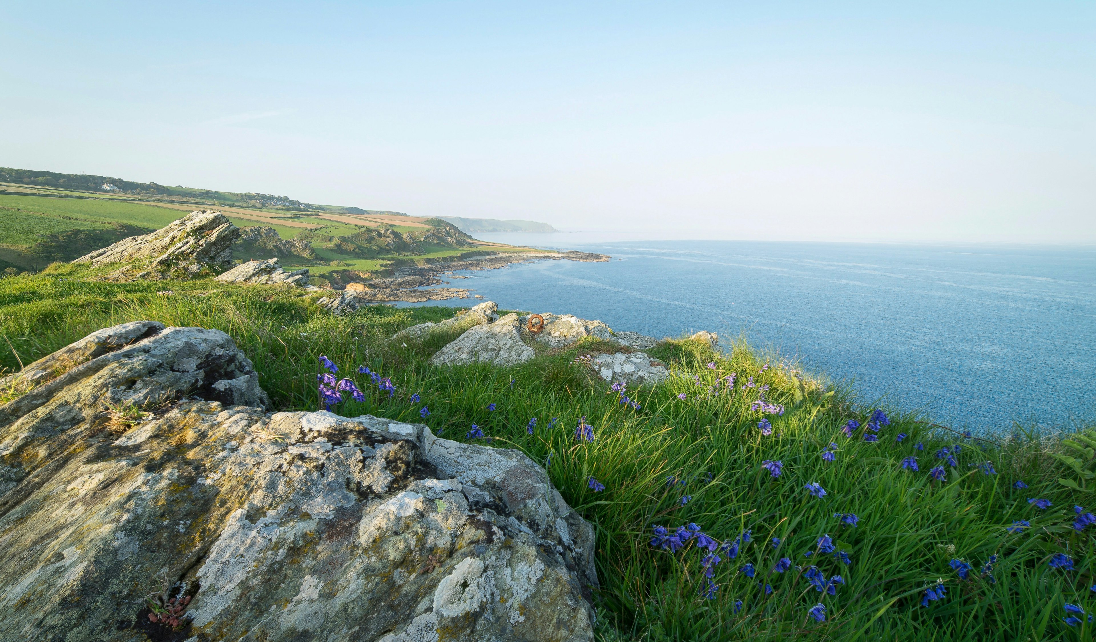 The natural beauty of the South West Coast Path in South Devon, East Prawle