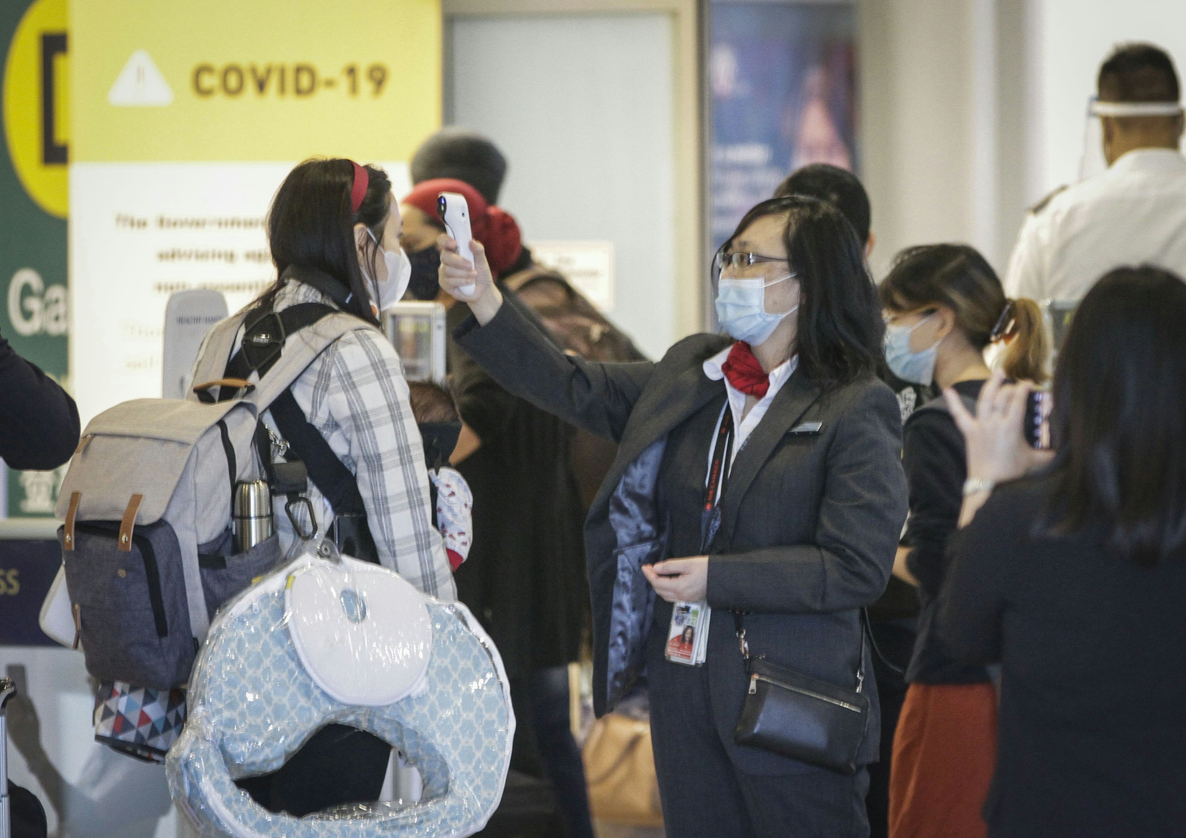 CANADA-VANCOUVER-COVID-19-AIRPORT-NEW MEASURES