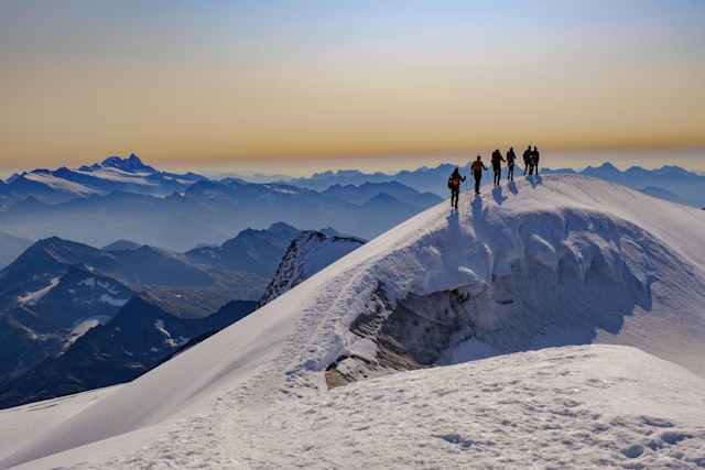 Ski at Großglockner then hike through rugged Hohe Tauern National Parl. Herbert Berger/Getty Images