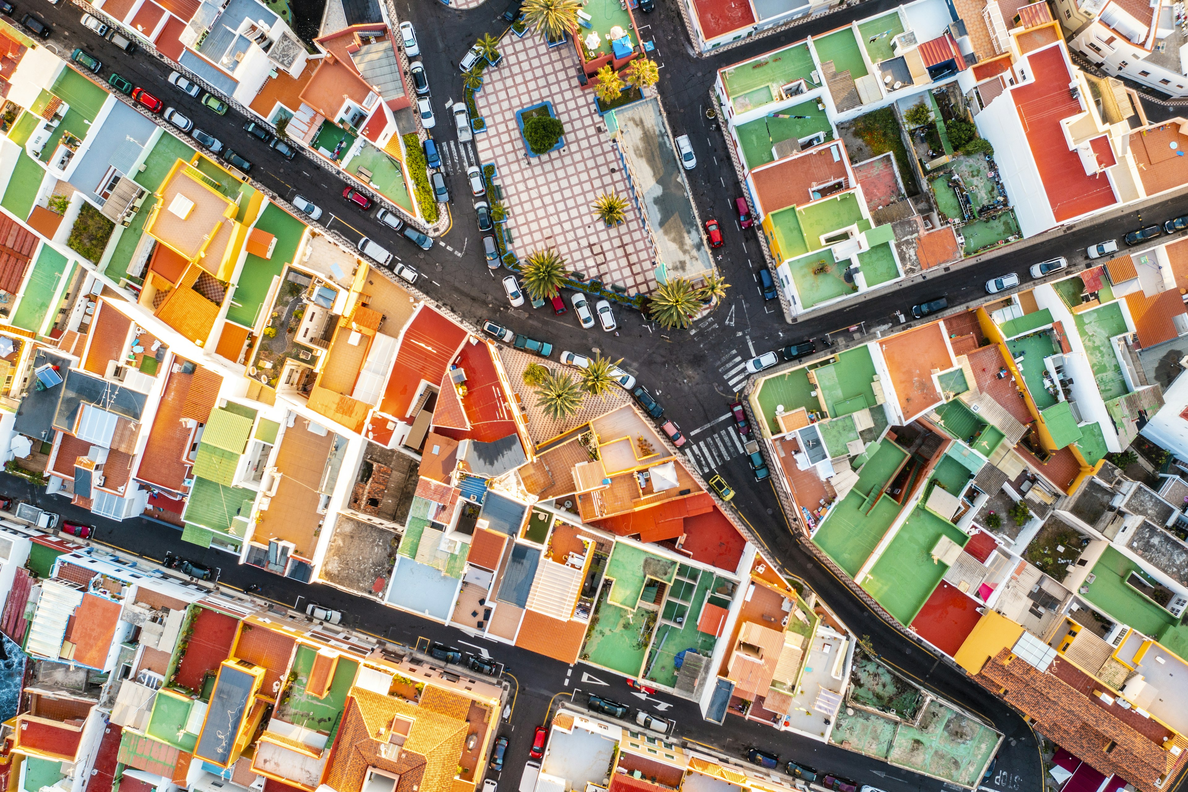 drone view of Tenerife, Canary Islands, Spain