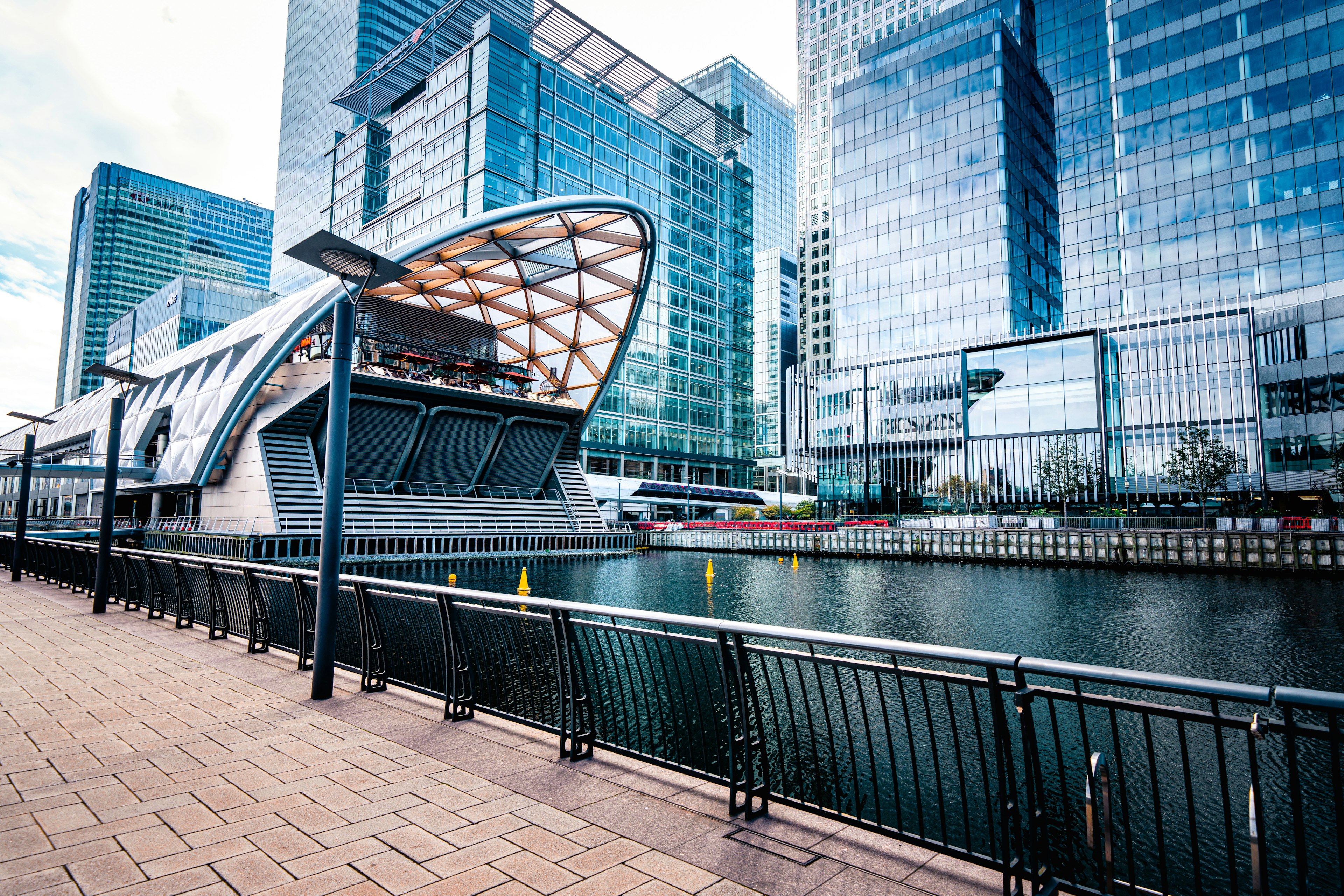 Crossrail place in Canary Wharf, London