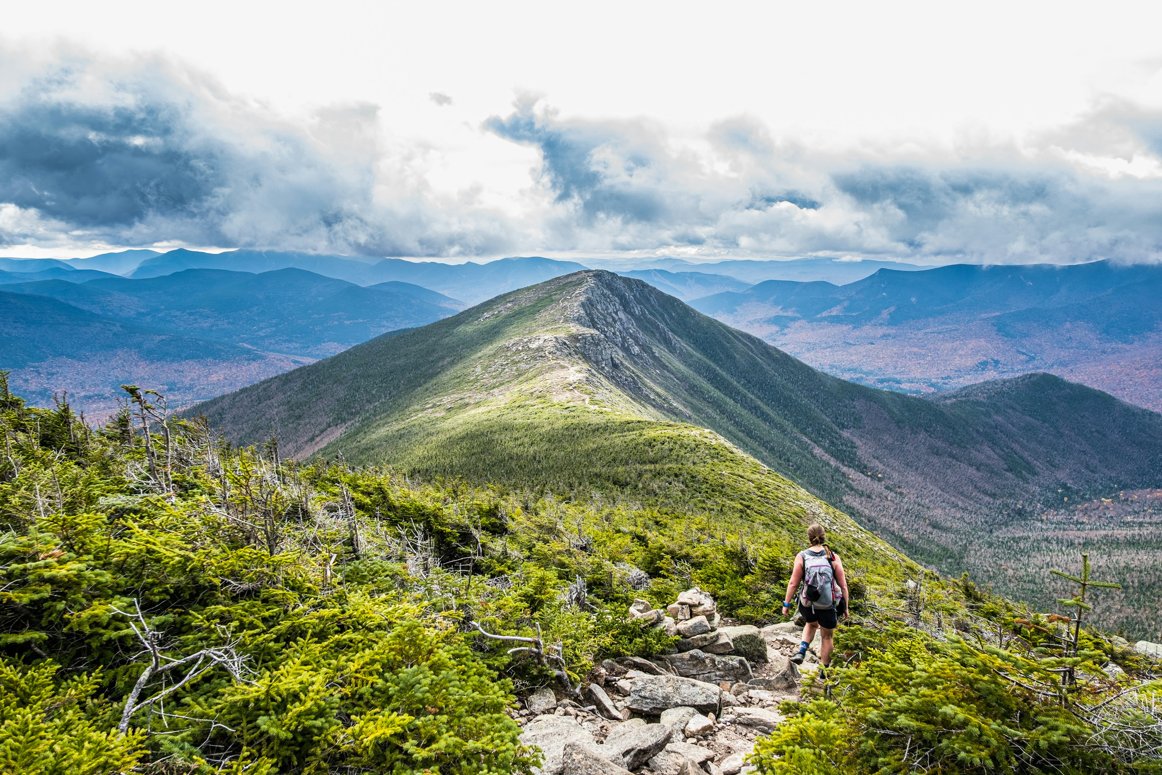 Basin Rim Trail of White Mountain National Forest, New Hampshire