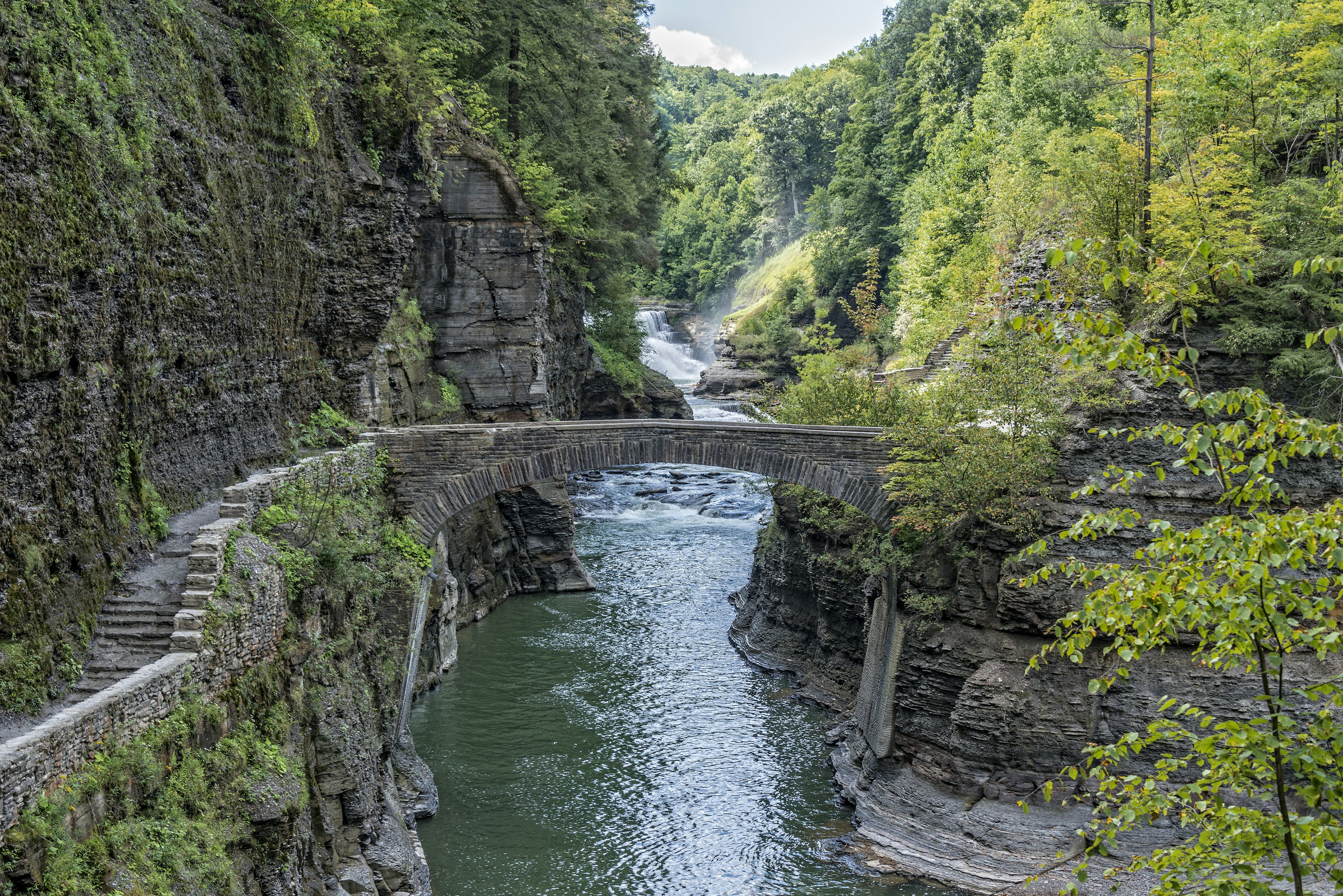 The Lower Falls at Letchworth State Park, New York