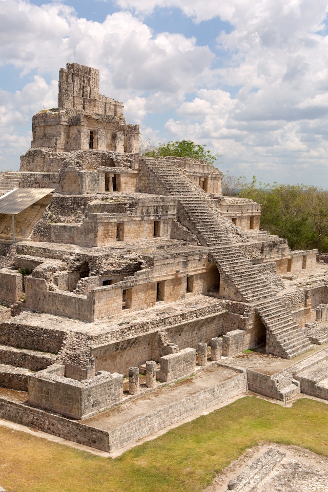 Five-level pyramid at Edzna, Mexico