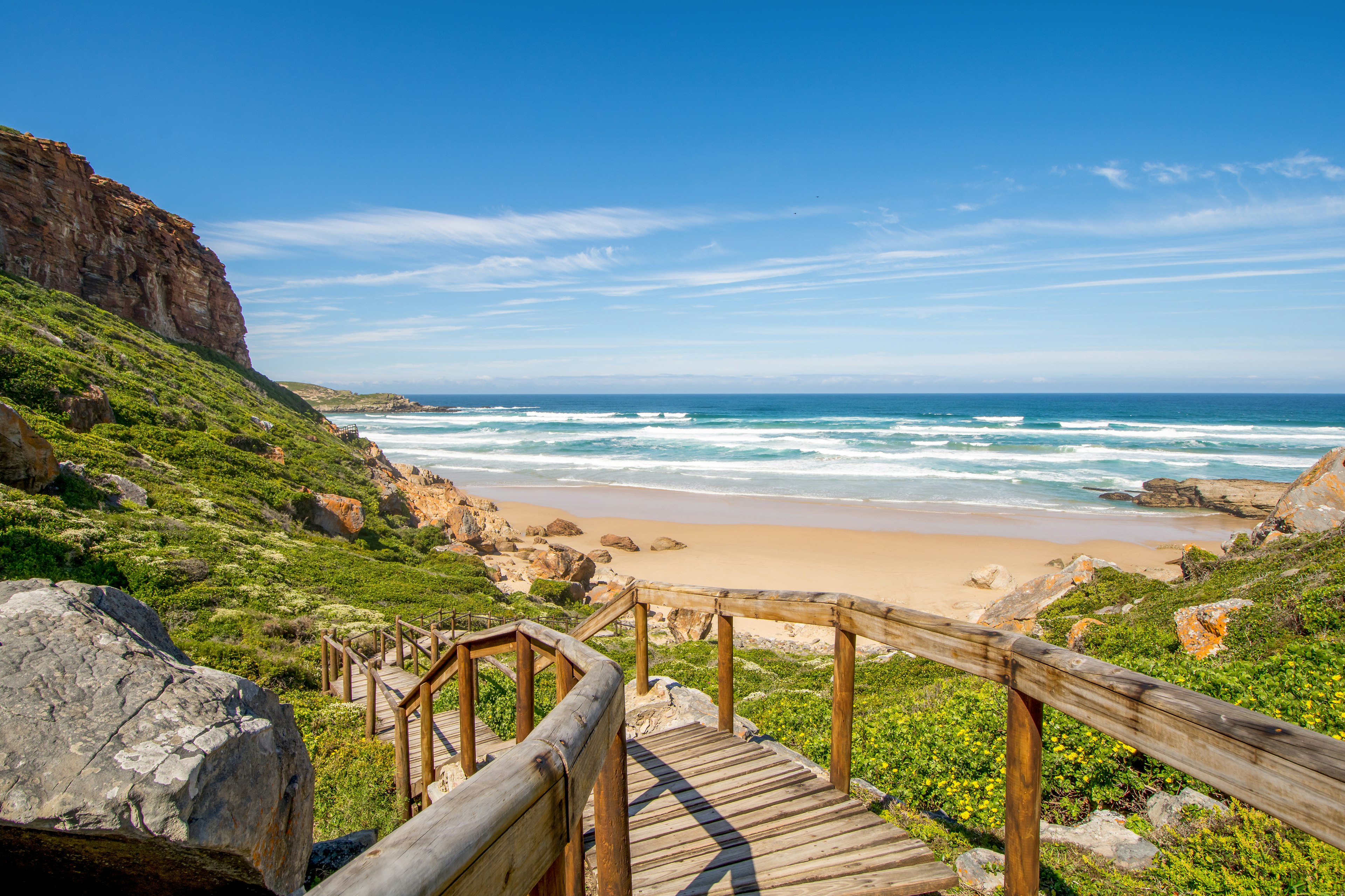 Robberg Beach on the Garden Route in South Africa