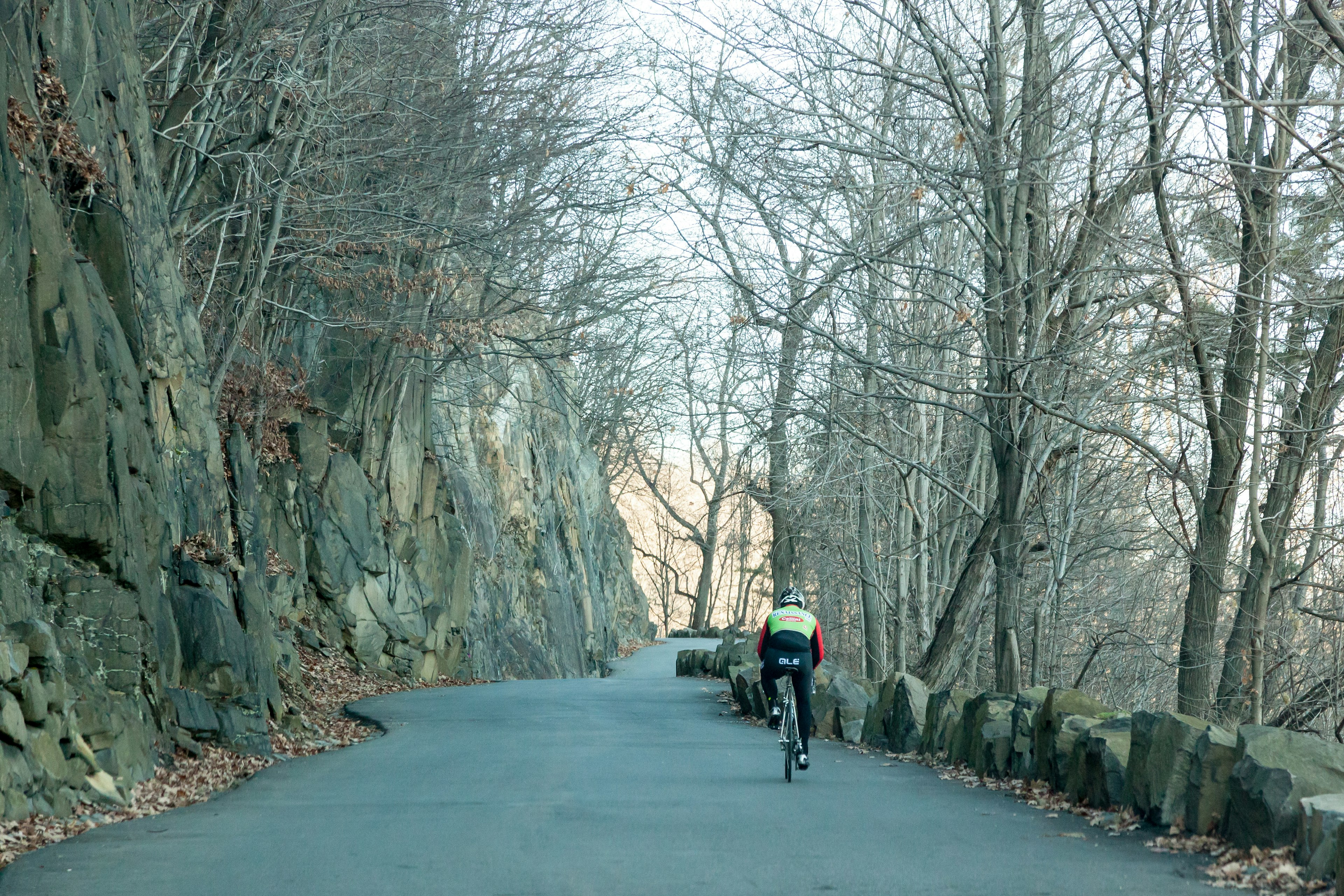 Bicycle Rider in Palisades Interstate Park