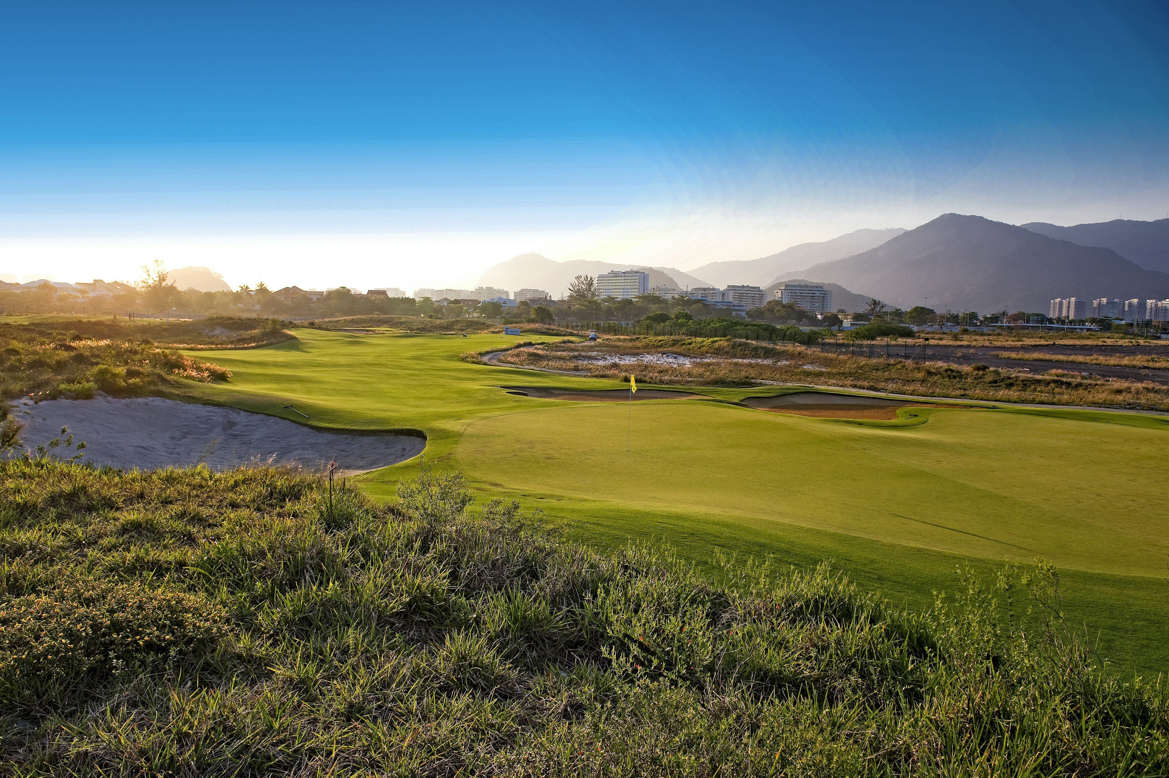 A course scenic of the 17th hole during the second round of the PGA TOUR Latinoamerica 64 Aberto do Brasil at the Olympic Golf Course in Rio de Janeiro, Brazil.