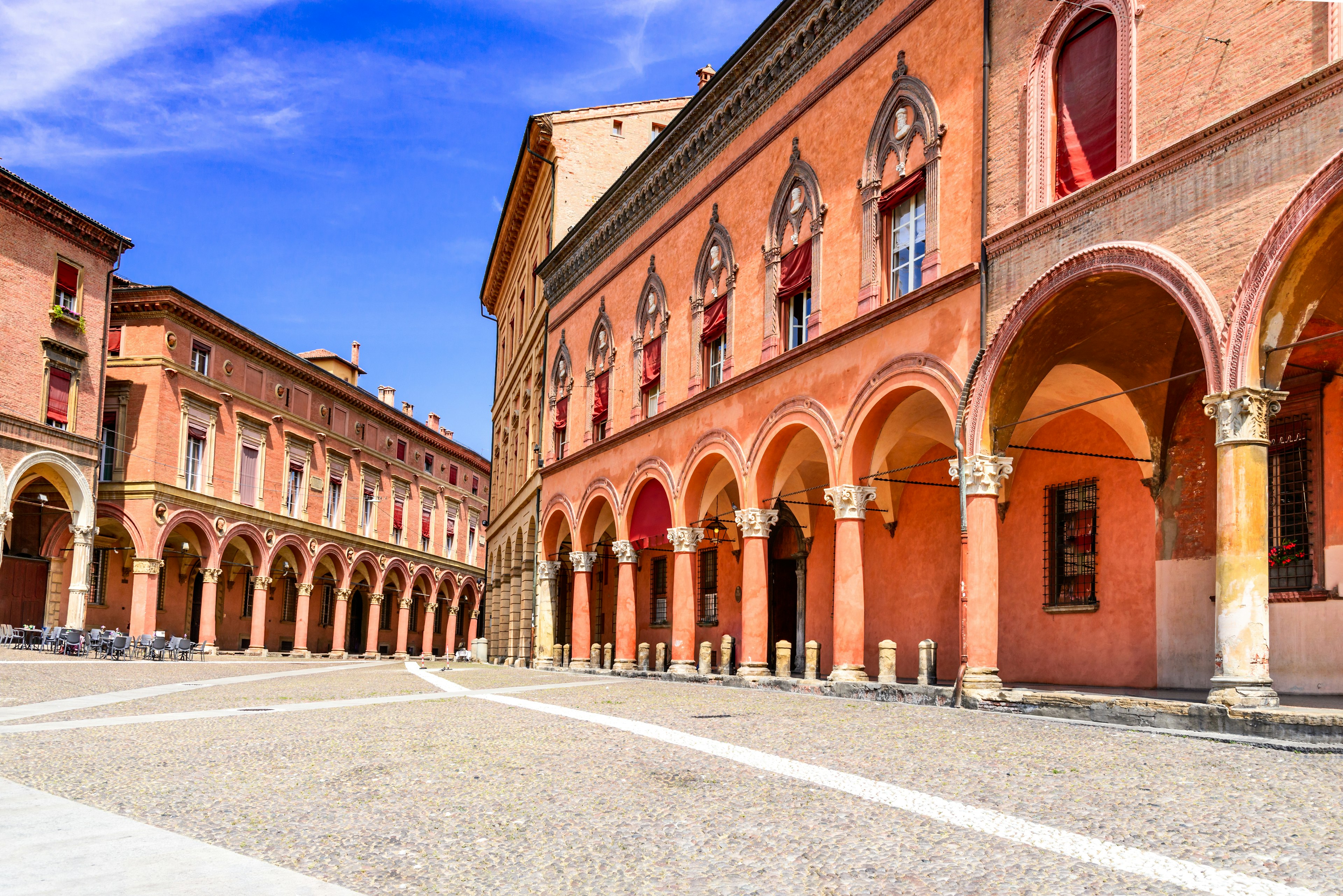 Bologna's San Stefano piazza with its picture-perfect porticoes