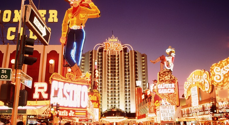 USA, Nevada, downtown Las Vegas, neon signs on Fremont Street - stock photo
AB11023
DIGITAL ONE TIME USE