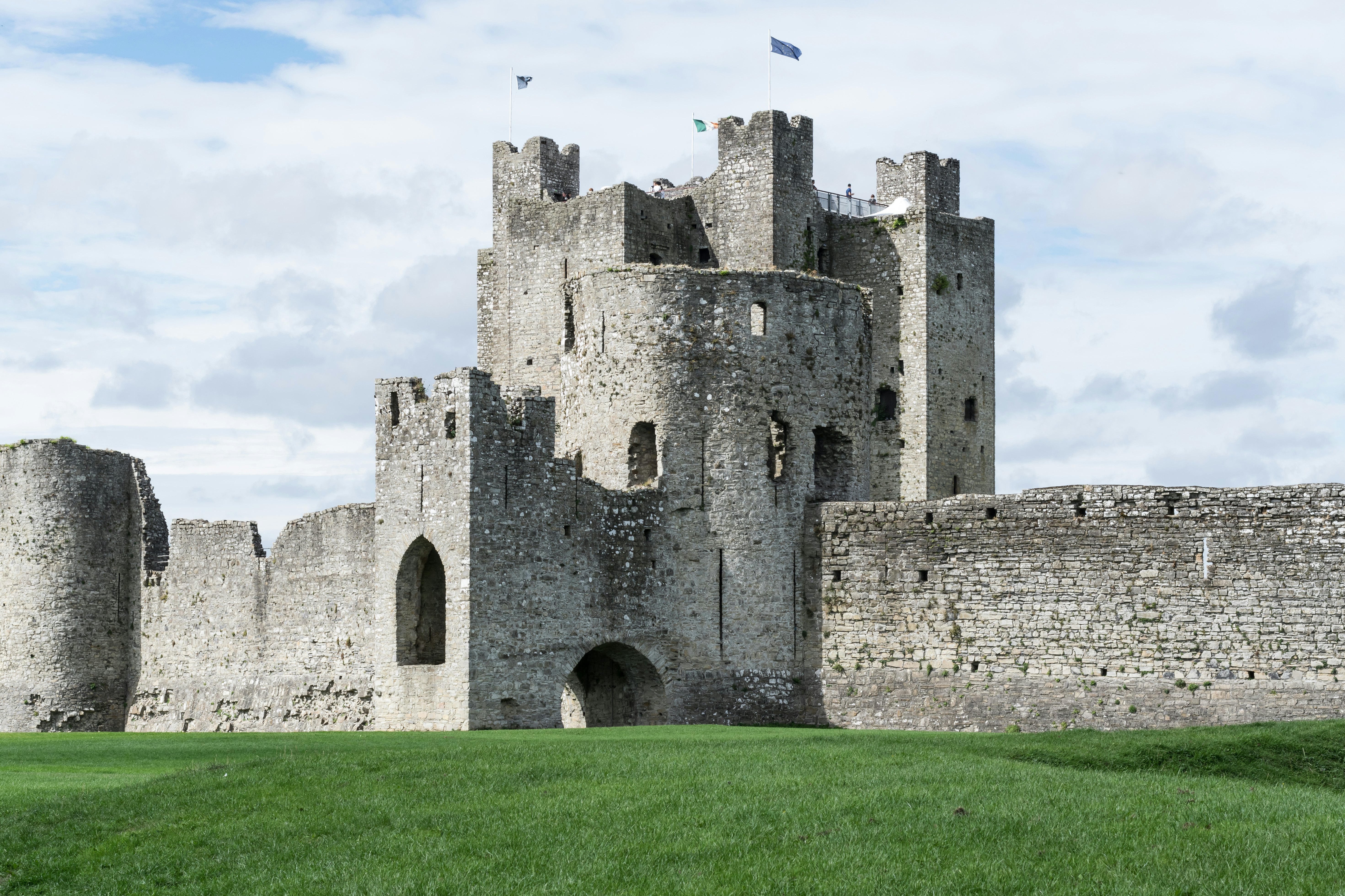 Trim Castle by the banks of the Rover Boyne