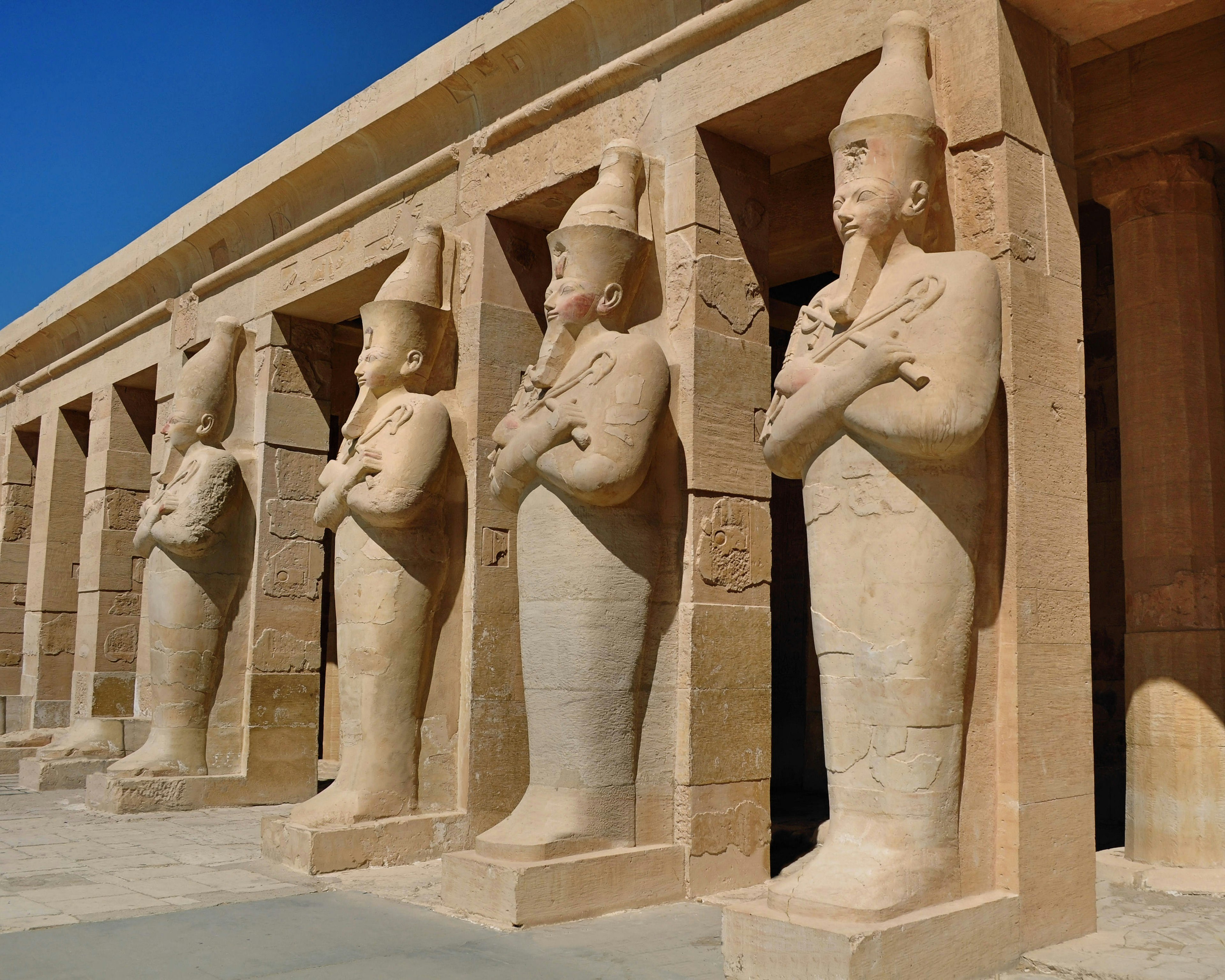 Mortuary temple of Queen Hatshepsut at Deir el-Bahri, Luxor, Egypt