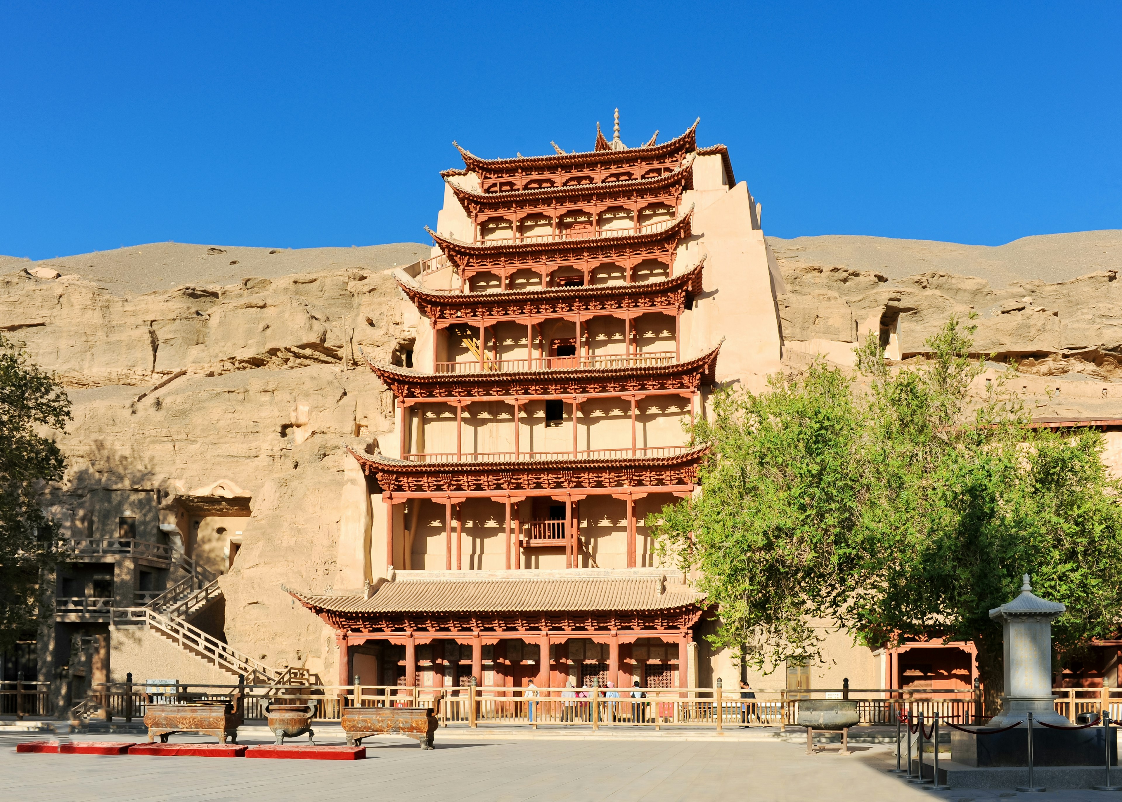 Buddhist temple at the Mogao Caves