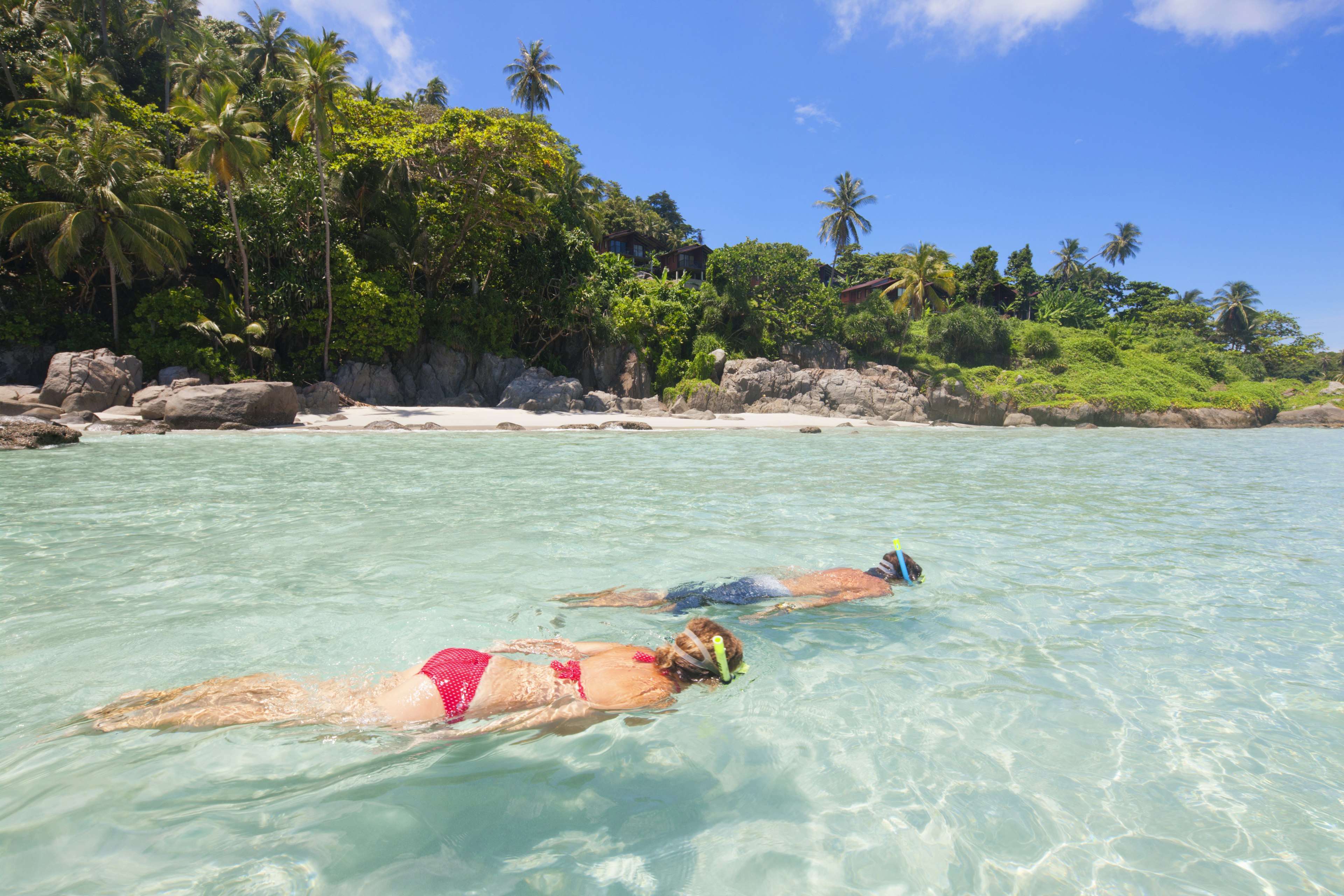 Couple snorkeling on the Perhentian Islands