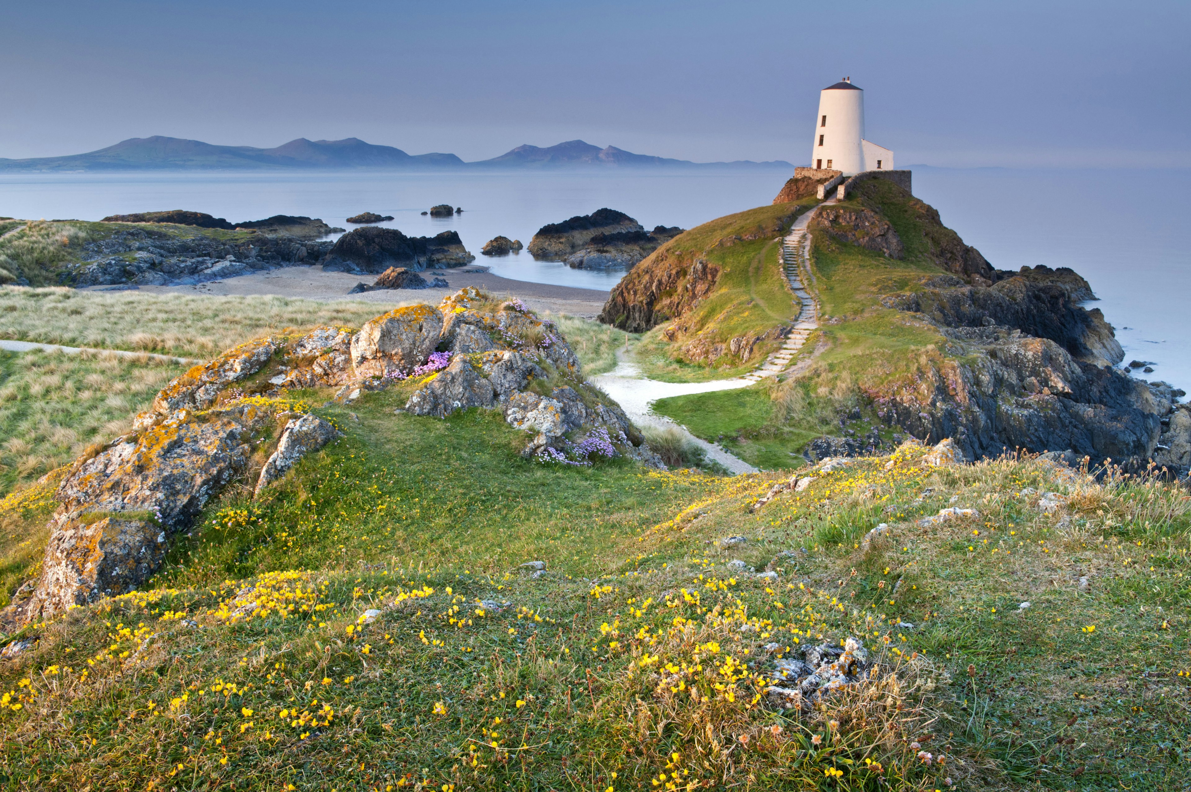 Twr Mawr Lighthouse on Llanddwyn Island, Wales