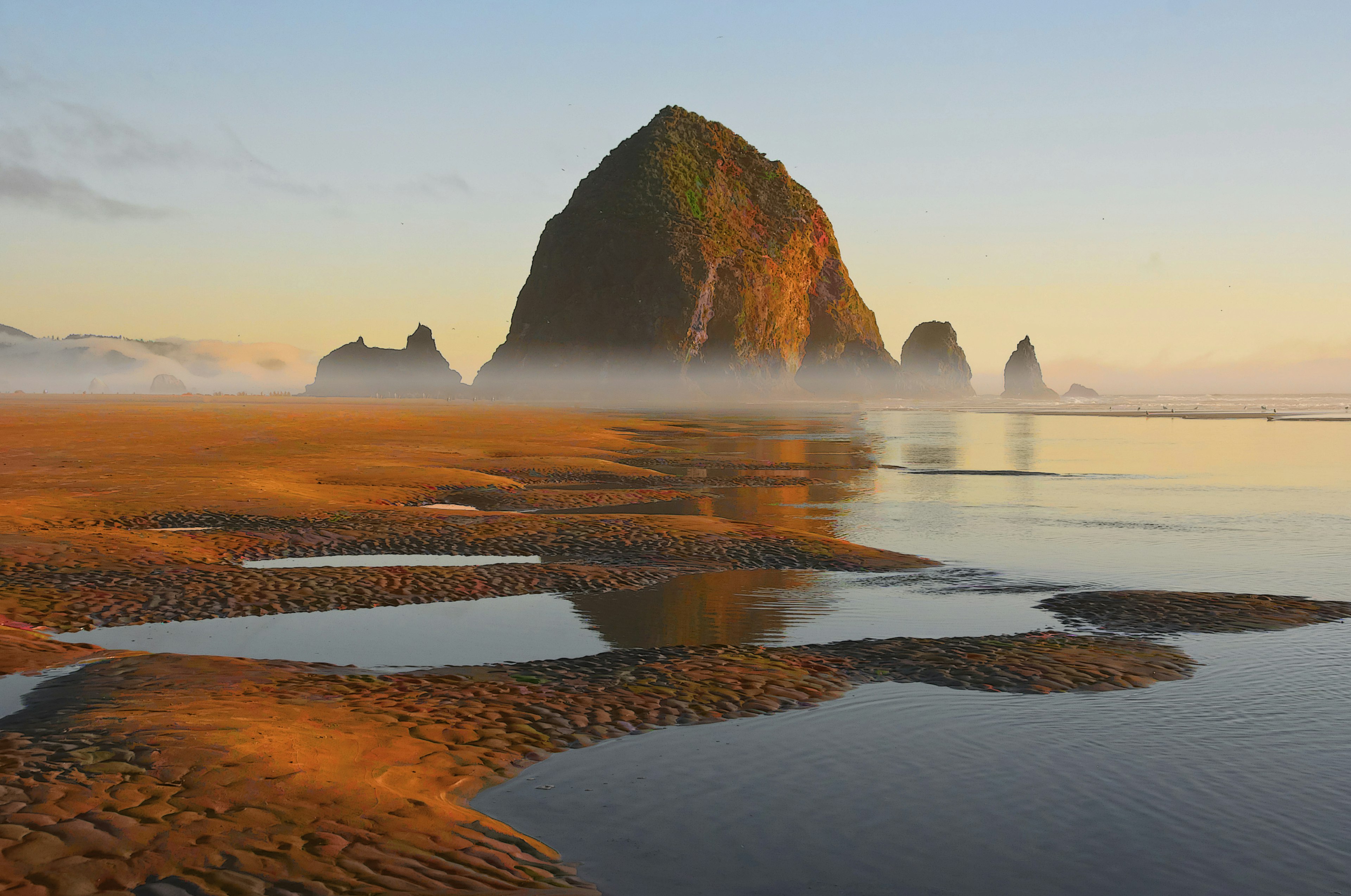 The Haystack Rock at Cannon Beach