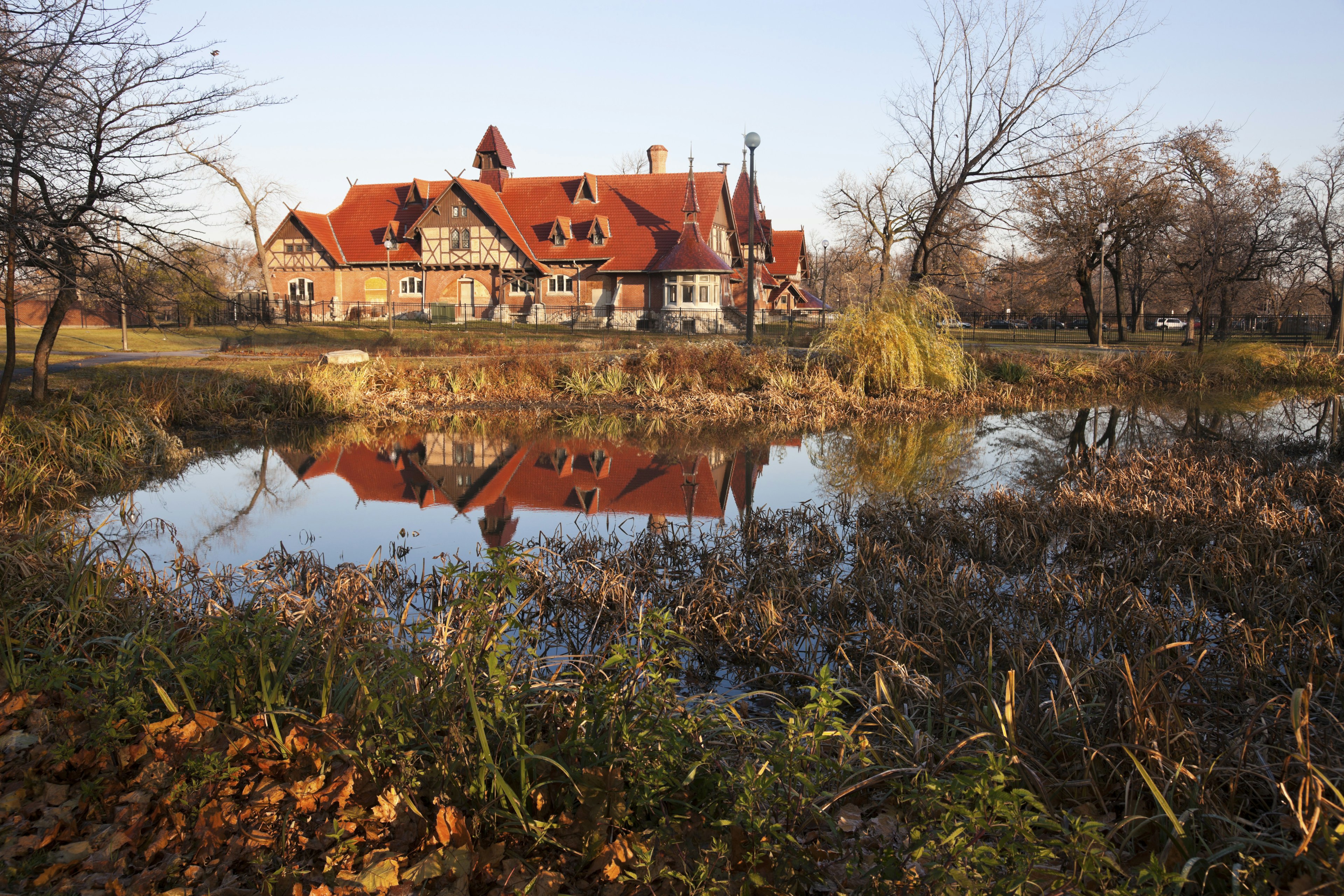 Boathouse in Humboldt Park, Chicago