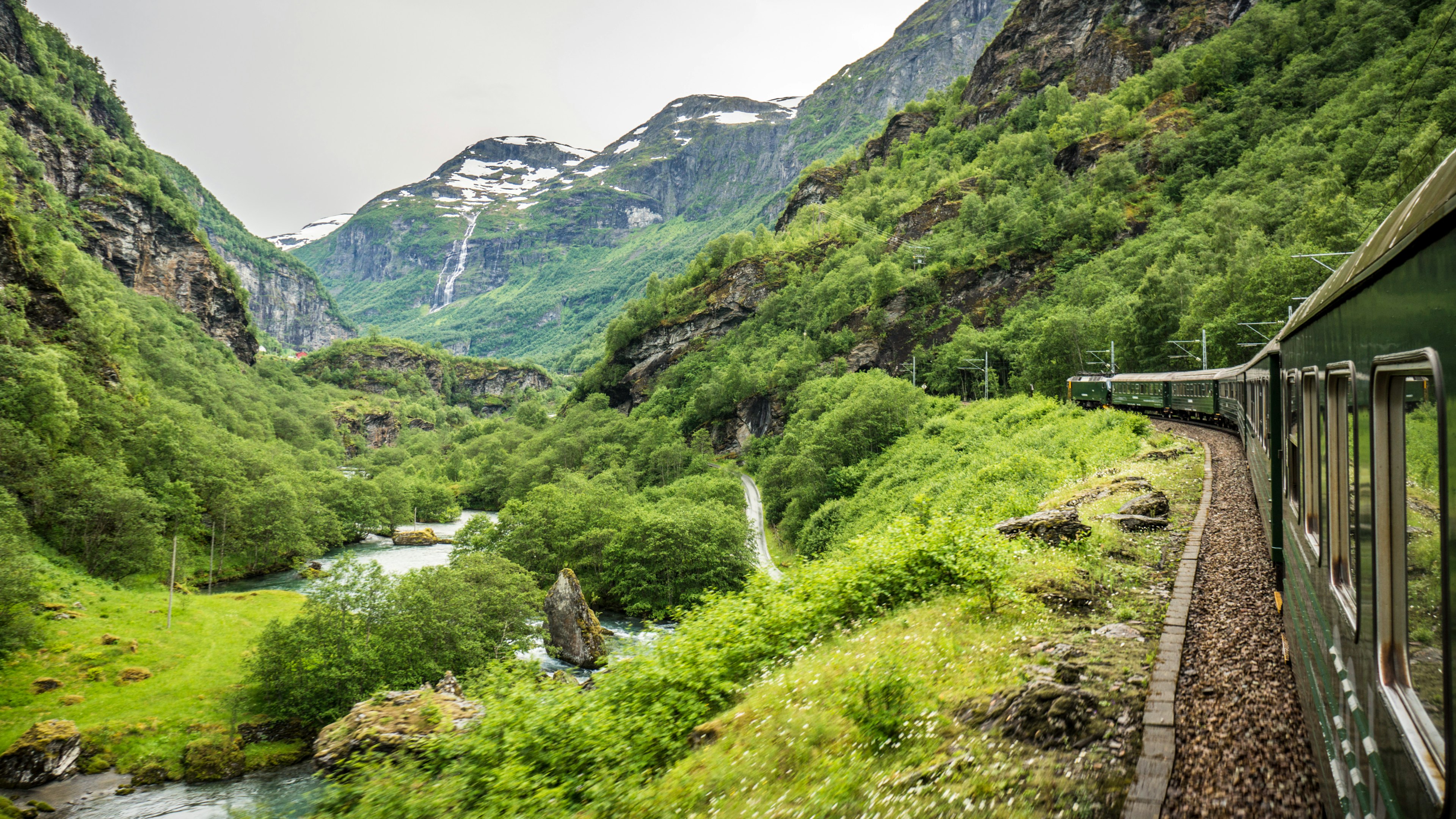 Flam-Myrdal train tour course