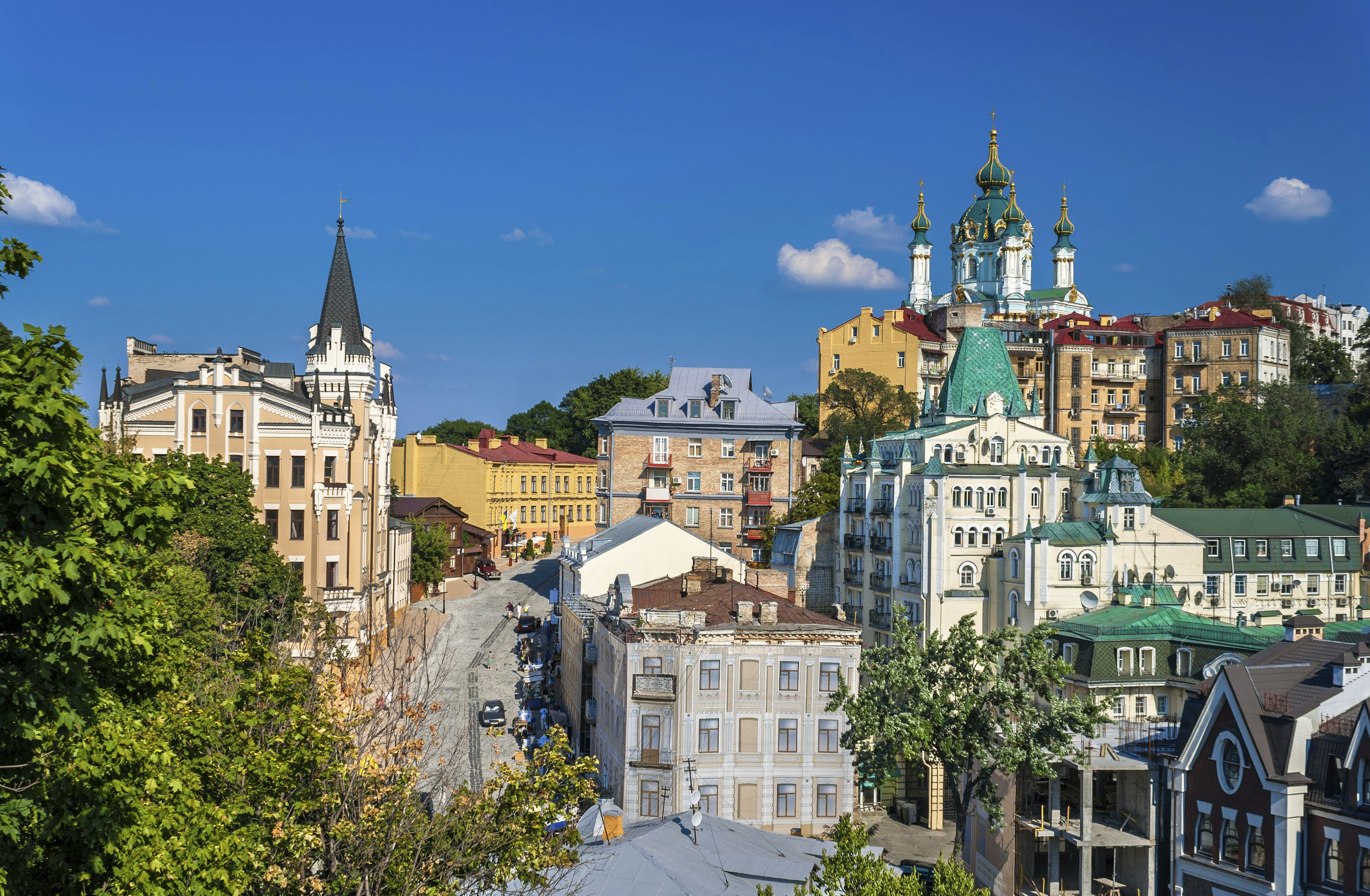 Andriyivskyy Descent. Kiev, Ukraine