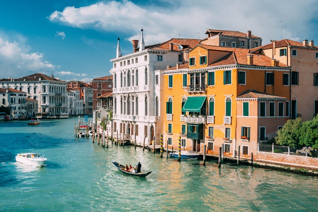 The canals of Venice