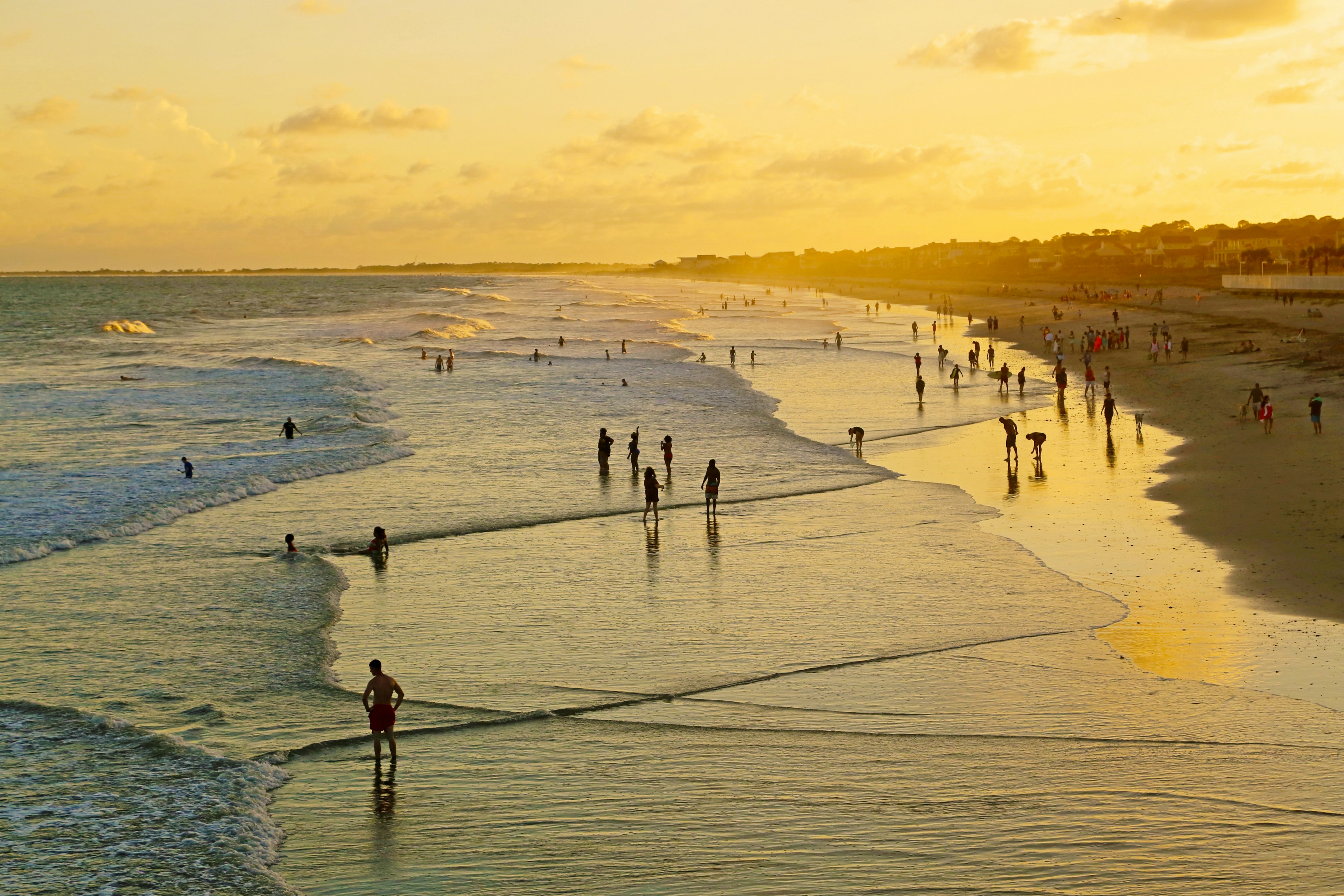 Folly Beach is one of the Lowcountry's favorite beach towns. Daniela Duncan/Getty Images