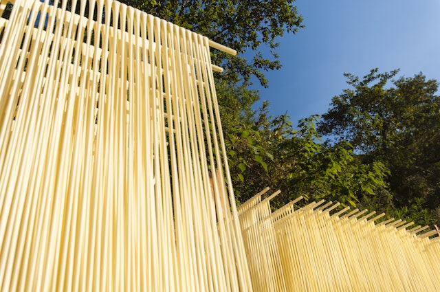 Noodles drying in Shodoshima