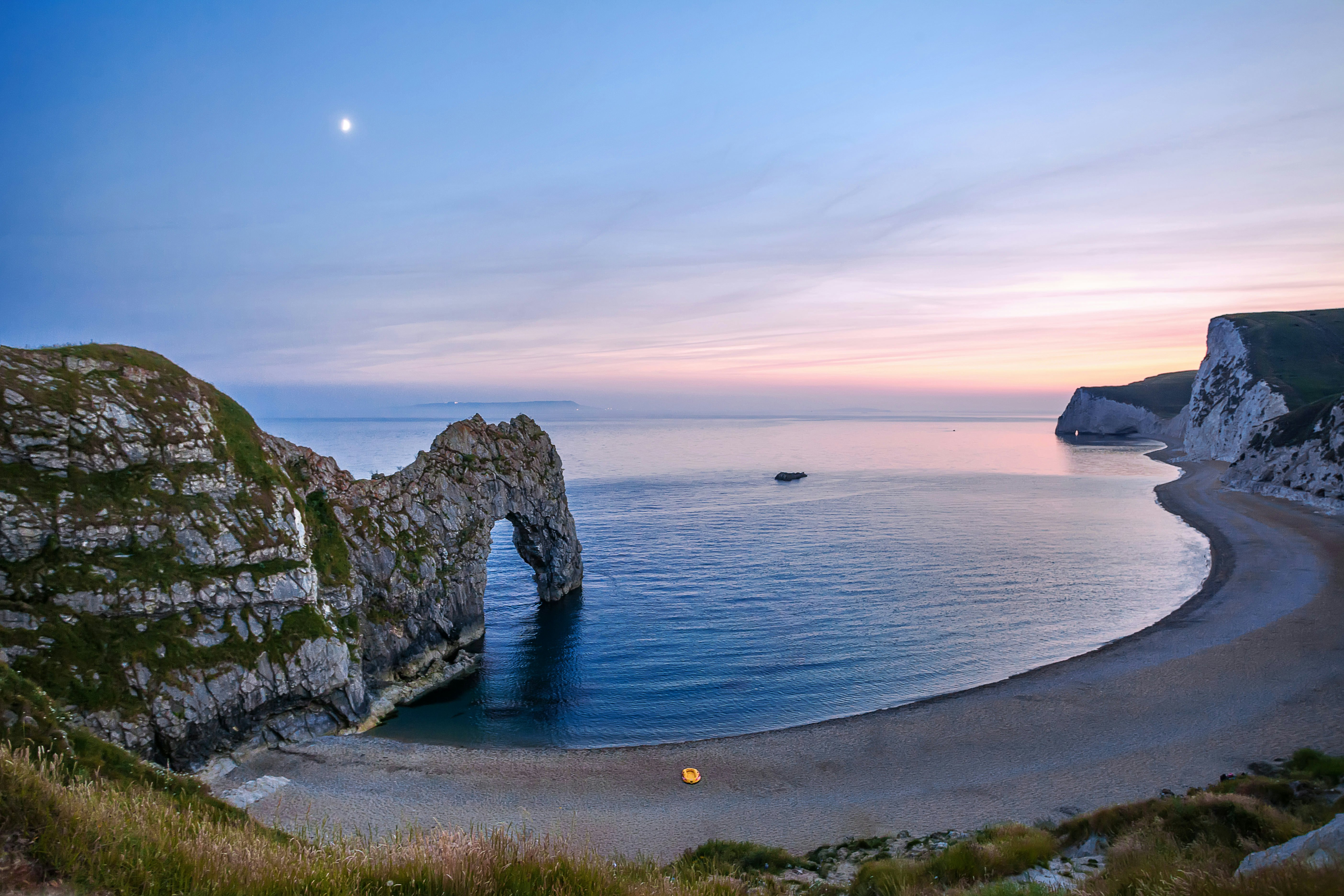 Durdle Door on  Jurassic Coast in Dorset, England, UK