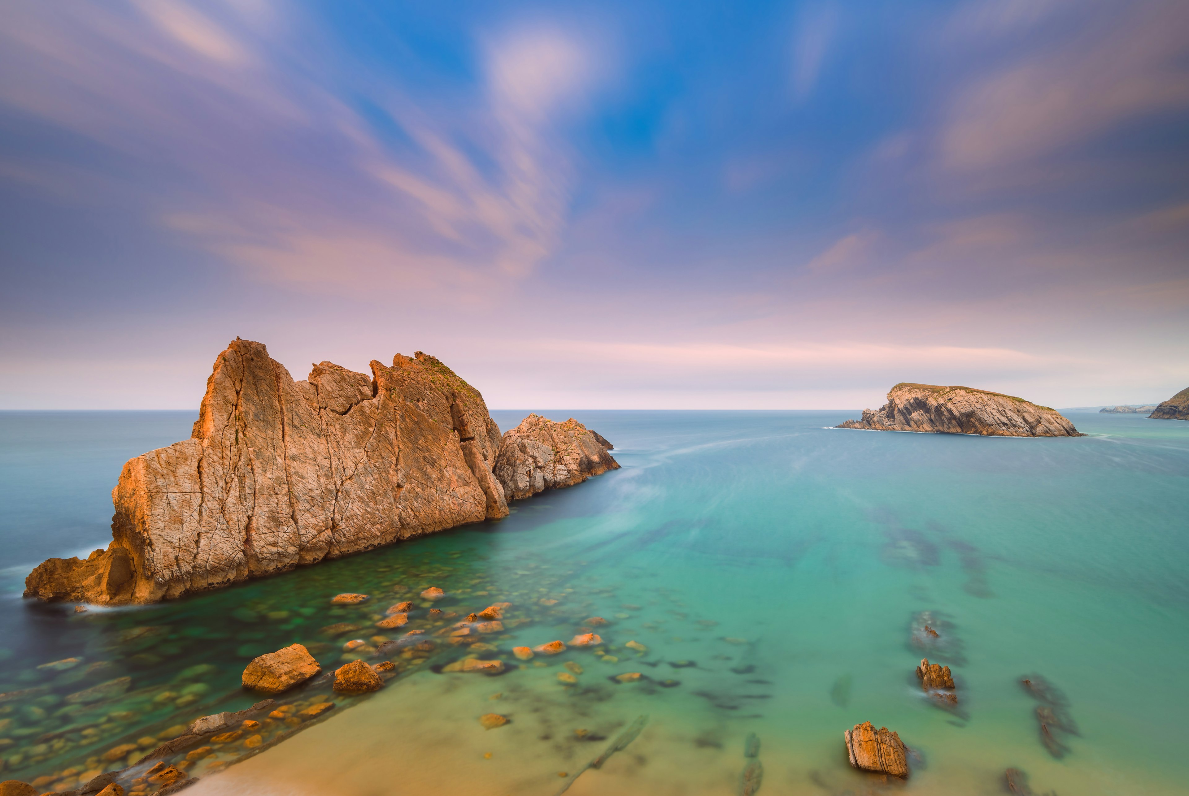 Playa de la Arnia, Santander, Cantabria, Spain