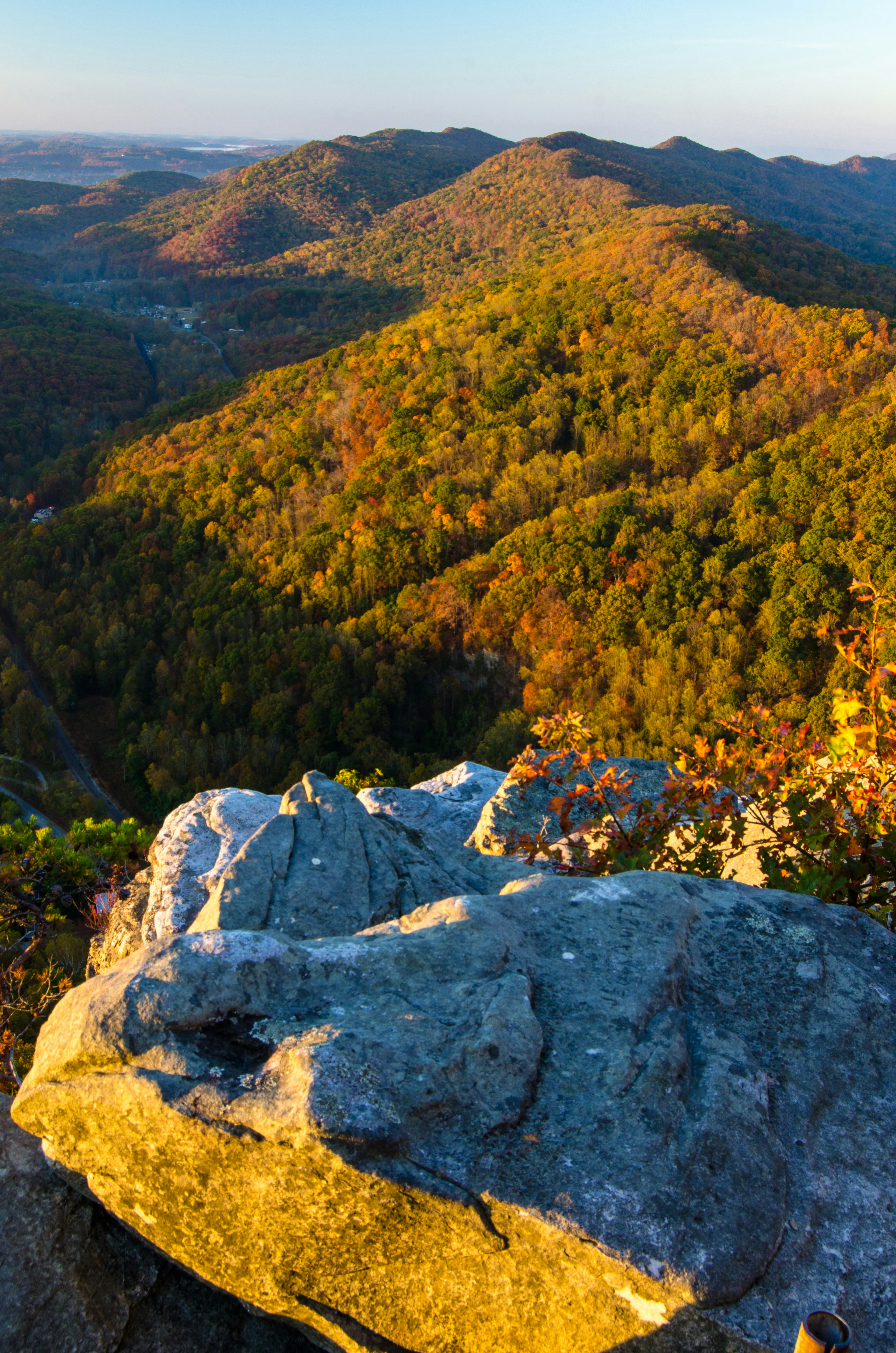 Sunrise from the Pinnacle at the Cumberland Gap National Historical Park