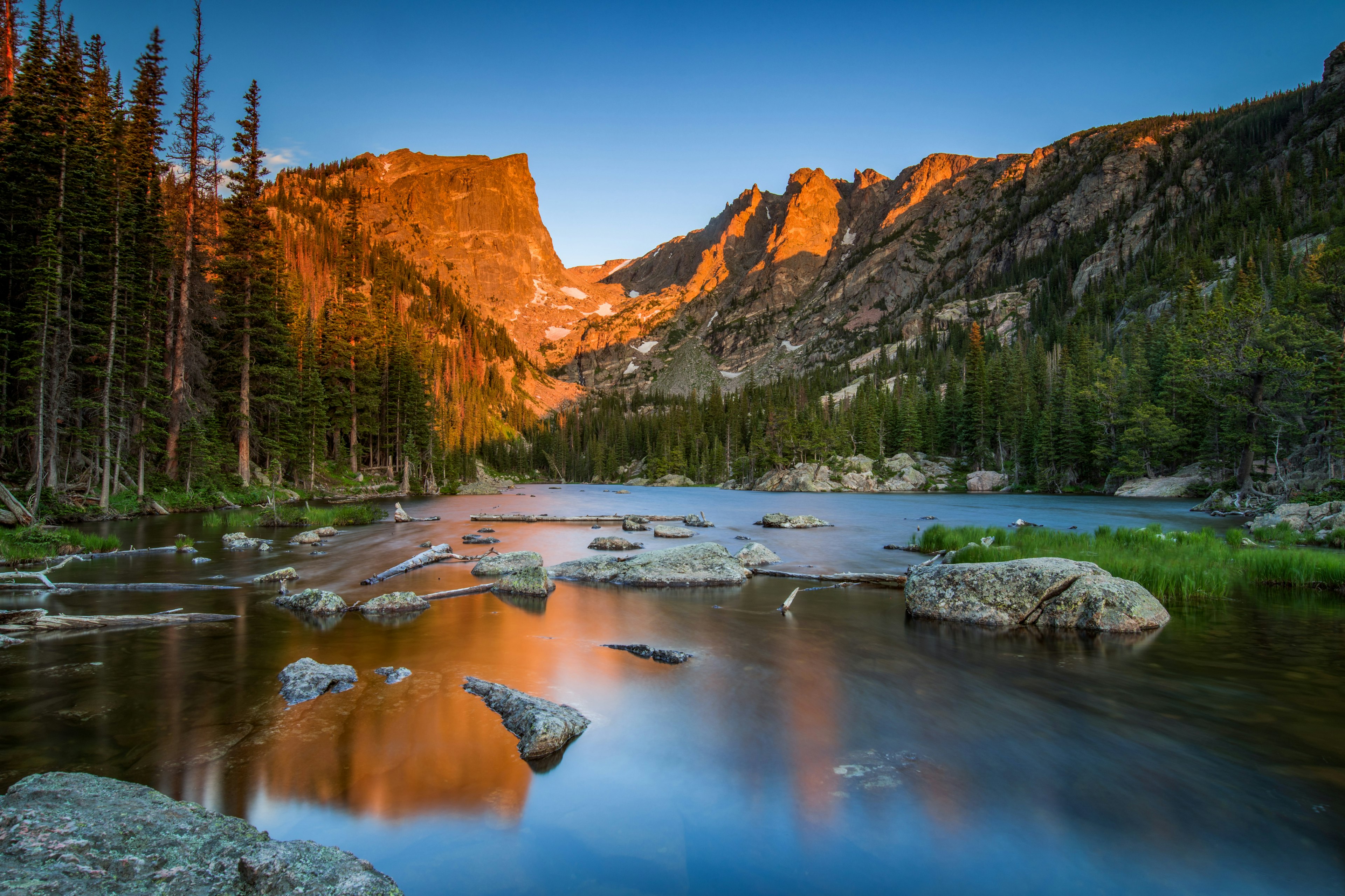 Dream Lake at Sunrise