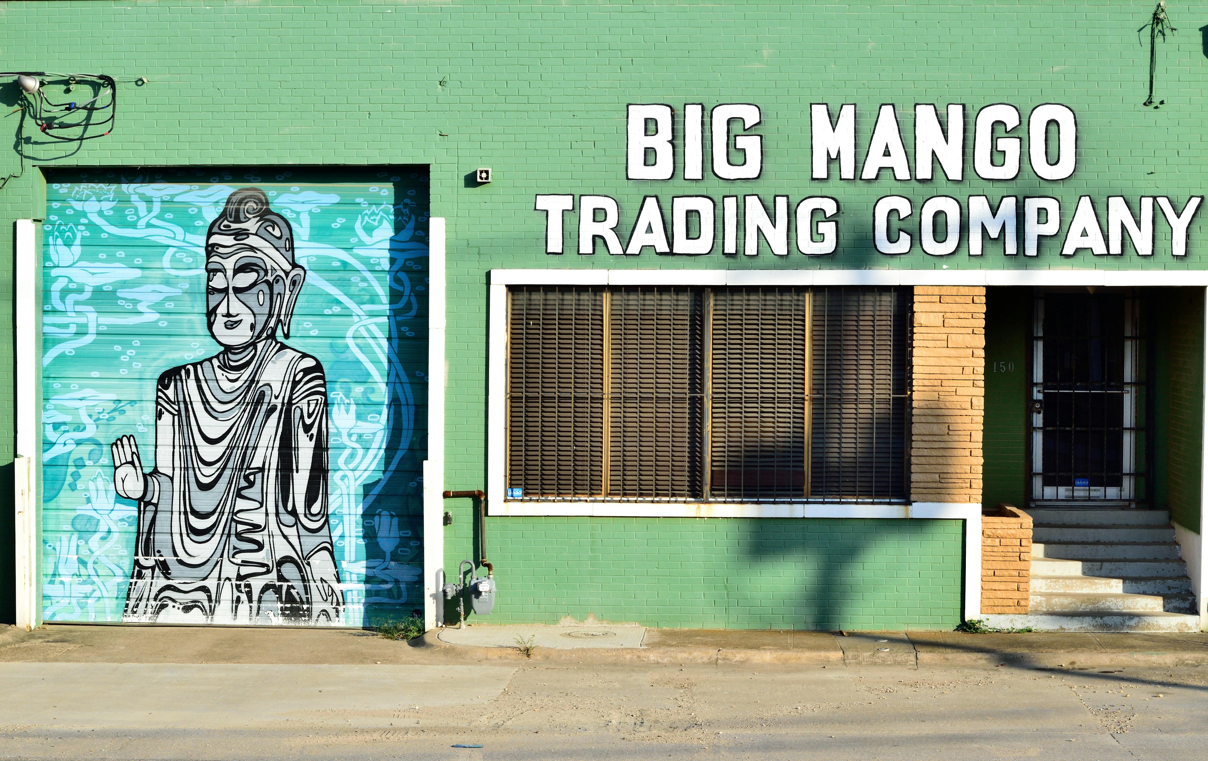 Exterior of the Big Mango Trading Company Store in the Dallas Design District