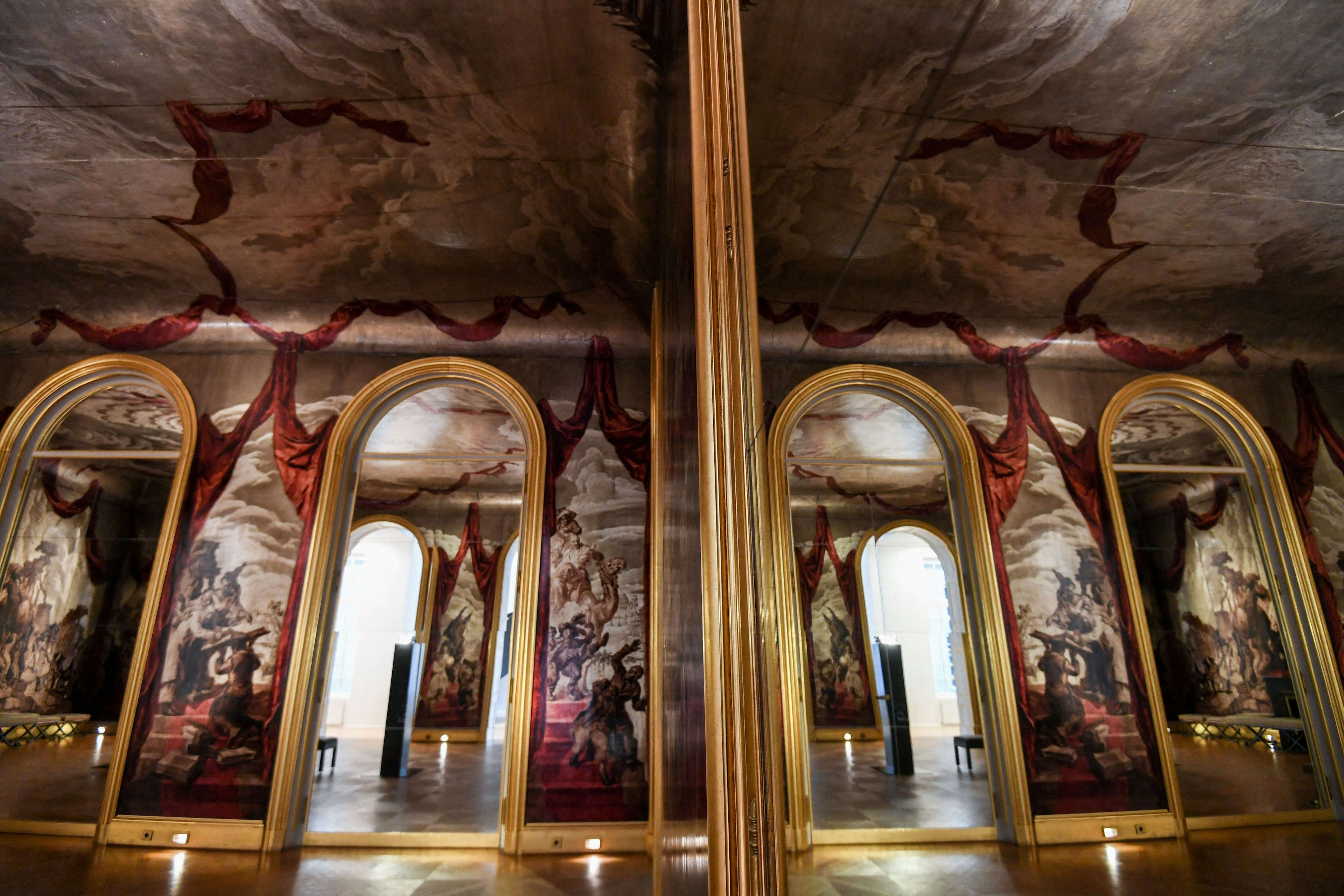 The ballroom of the Hotel Wendel, displayed at the Carnavalet museum